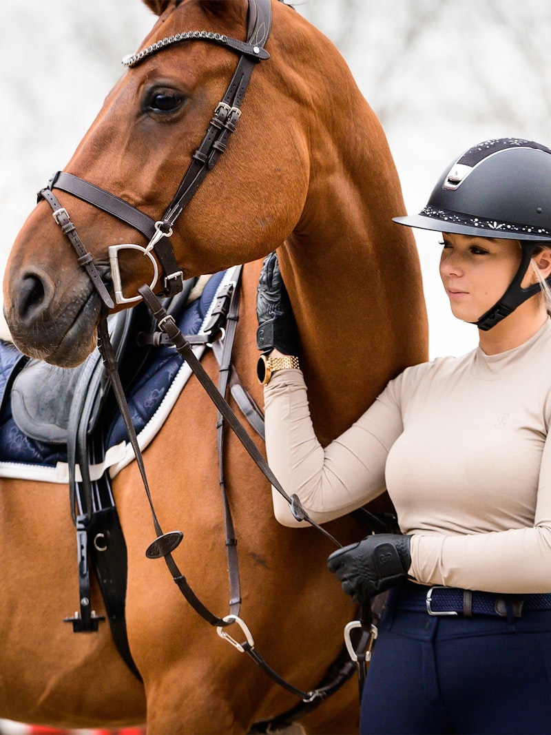 How to wear it Saddle Pad Jump Floret