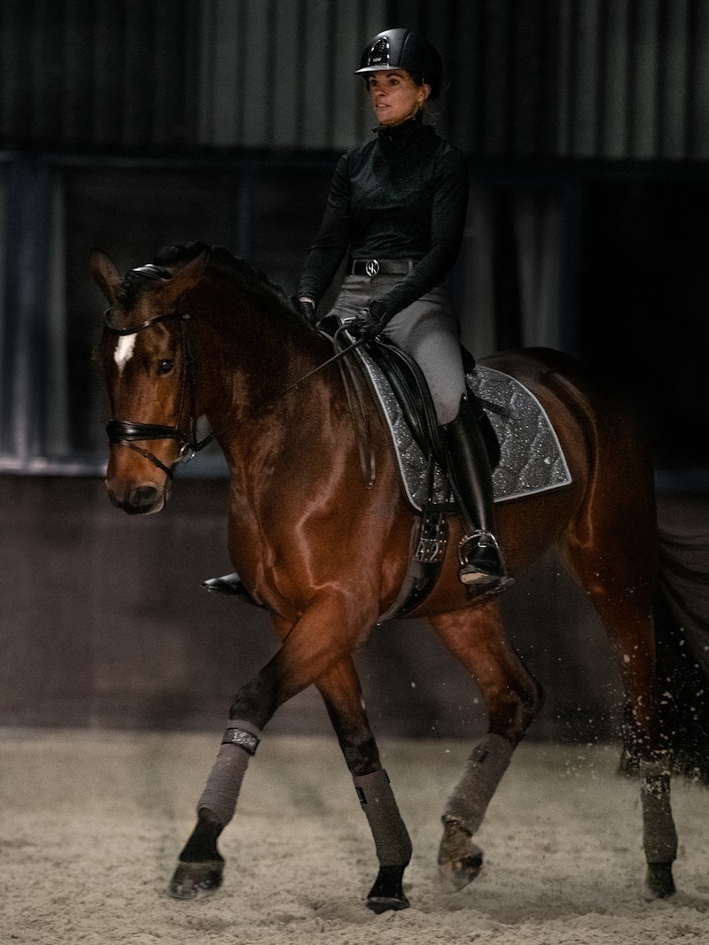 How to wear it Saddle Pad Dressage Stardust