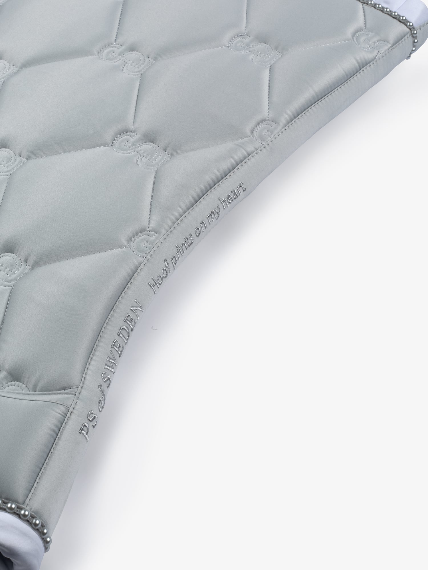 Saddle Pad Dressage Ruffle Pearl