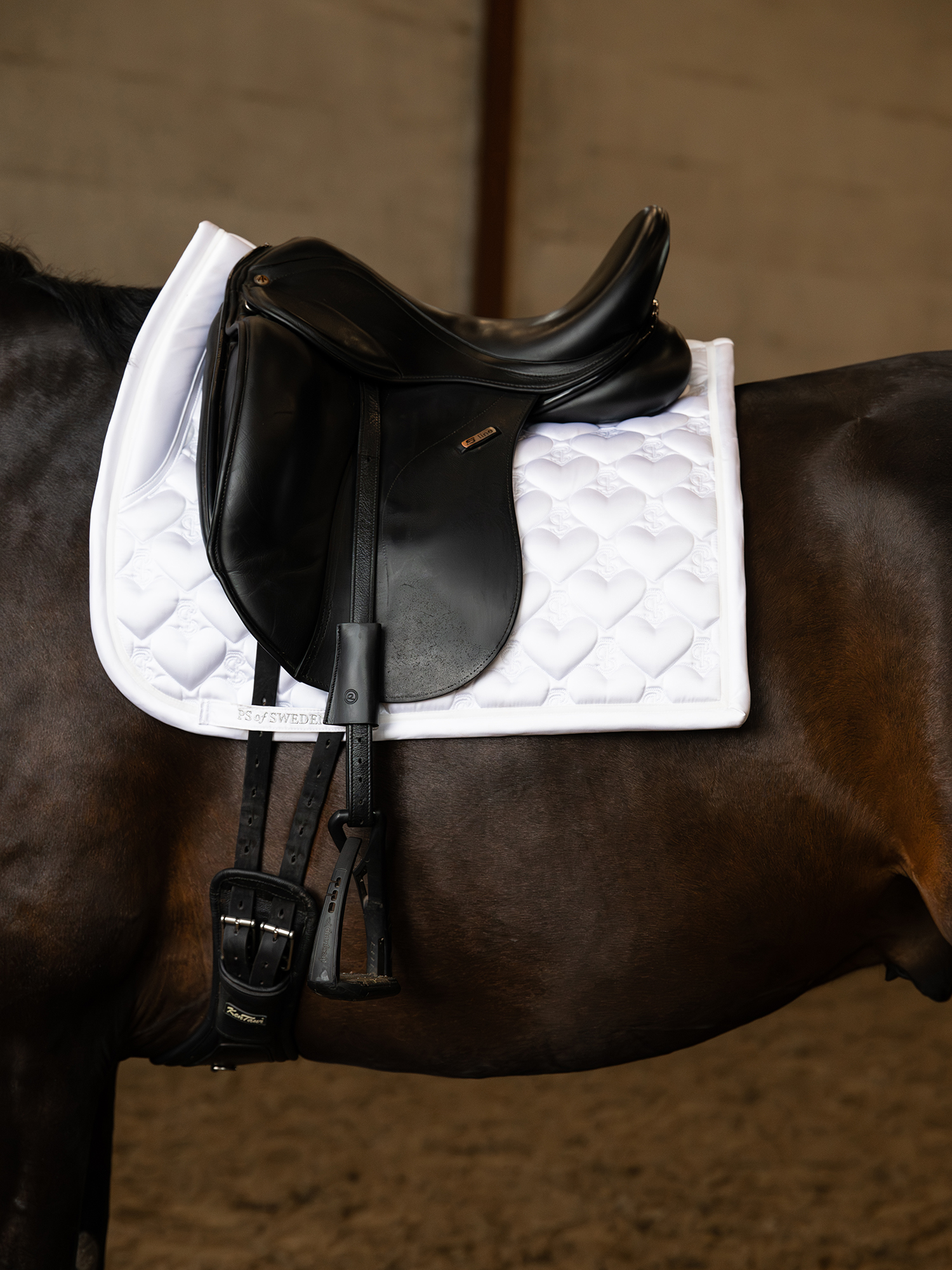 Saddle Pad Heart Dressage