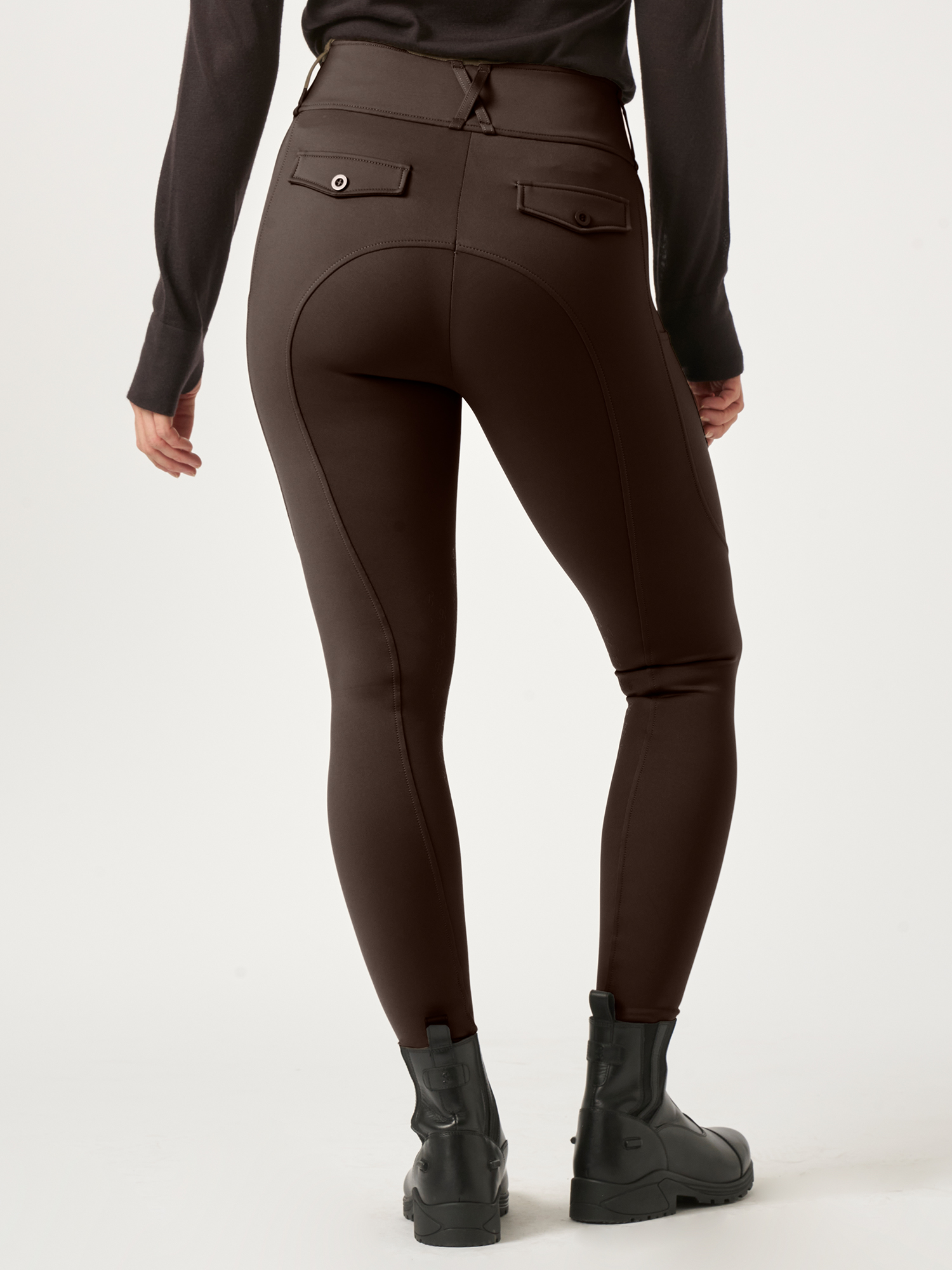 Katja Compression Knee-Patch Riding Tights