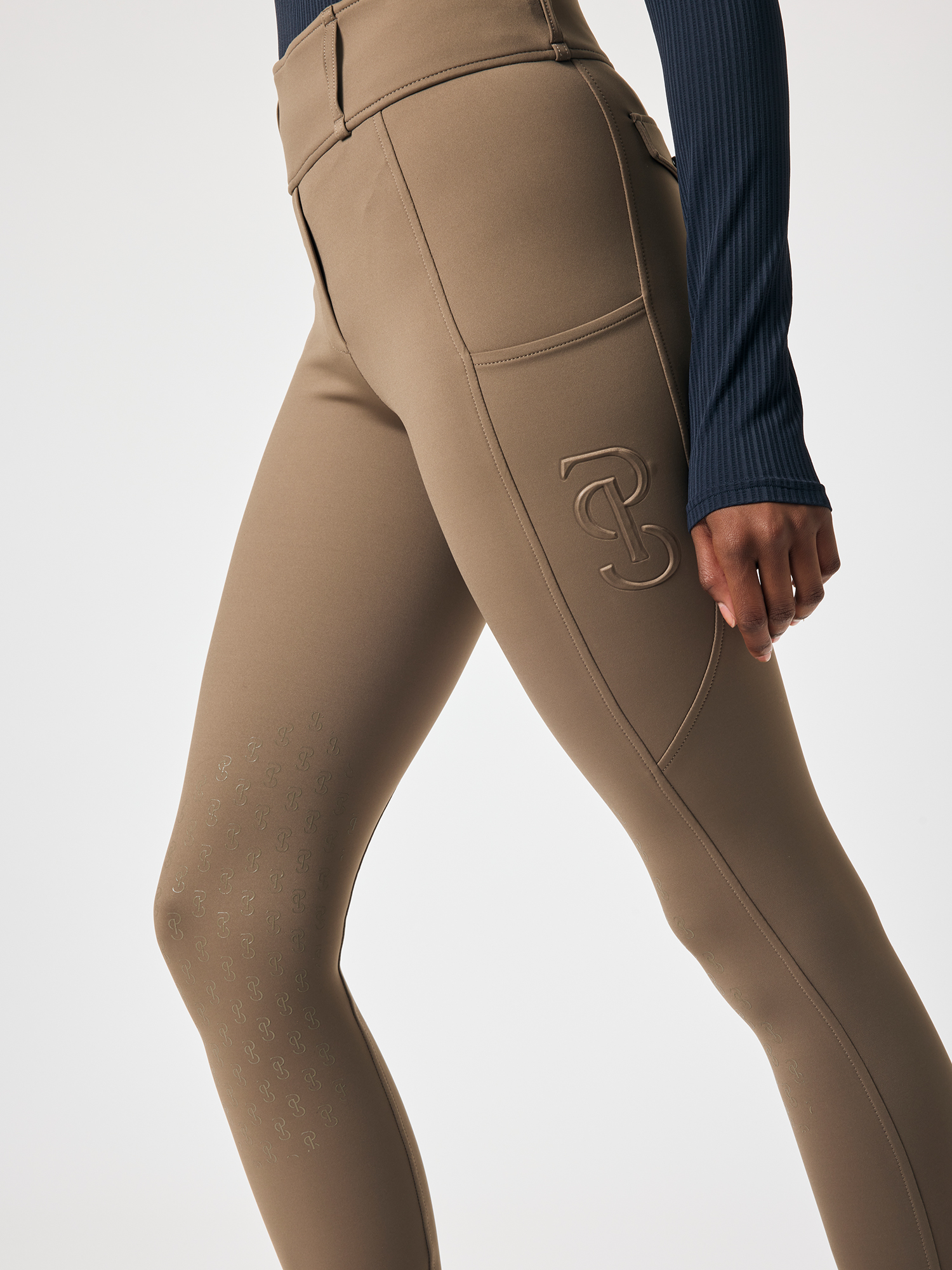 Katja Compression Knee-Patch Riding Tights