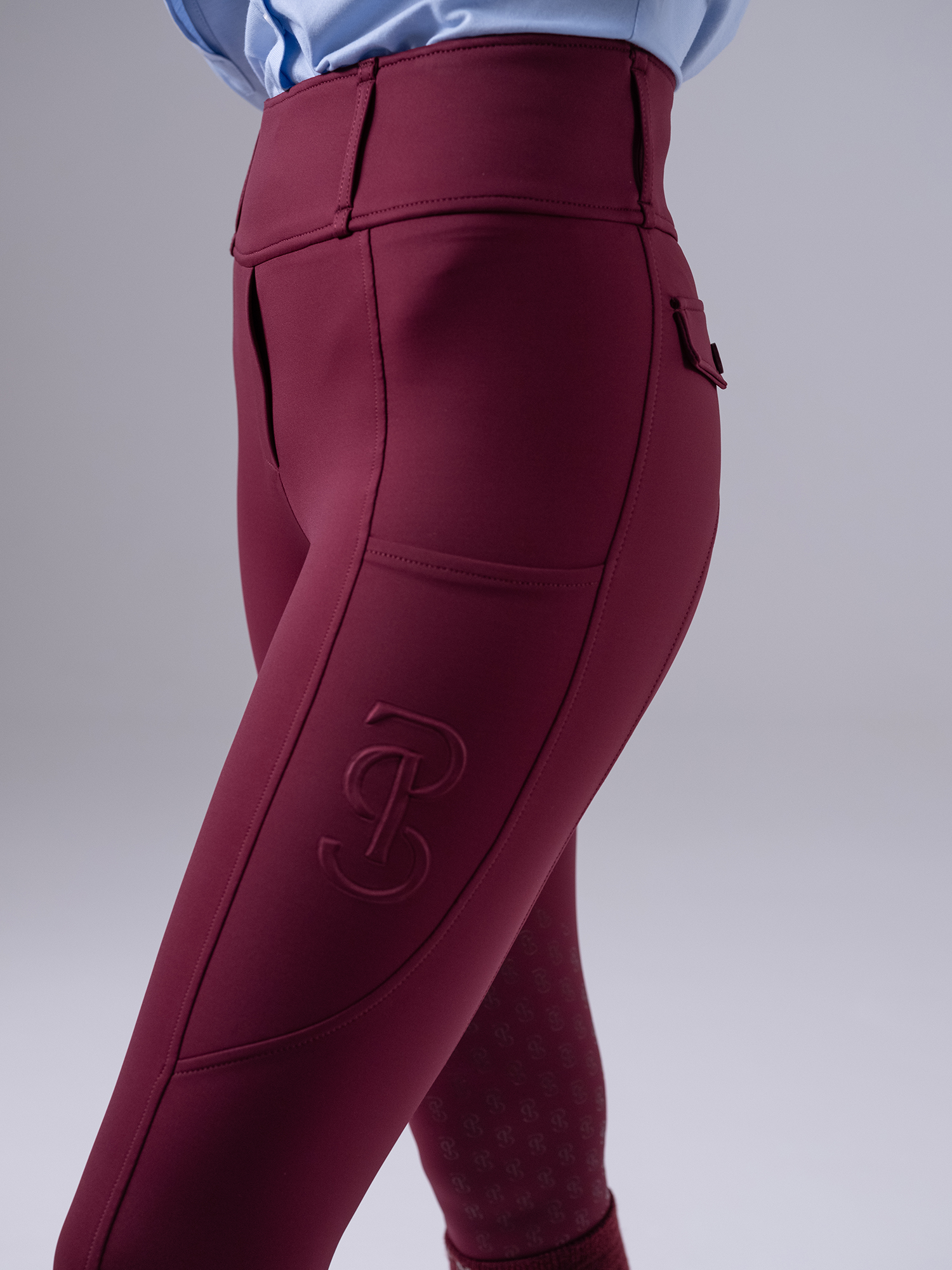 Katja Compression Knee-Patch Riding Tights