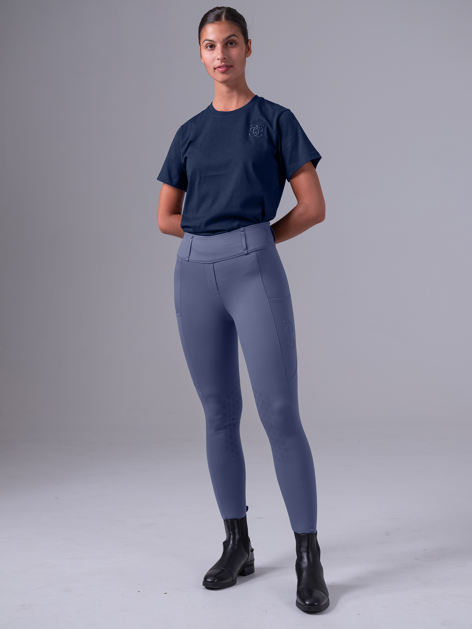 Katja Compression Knee-Patch Riding Tights