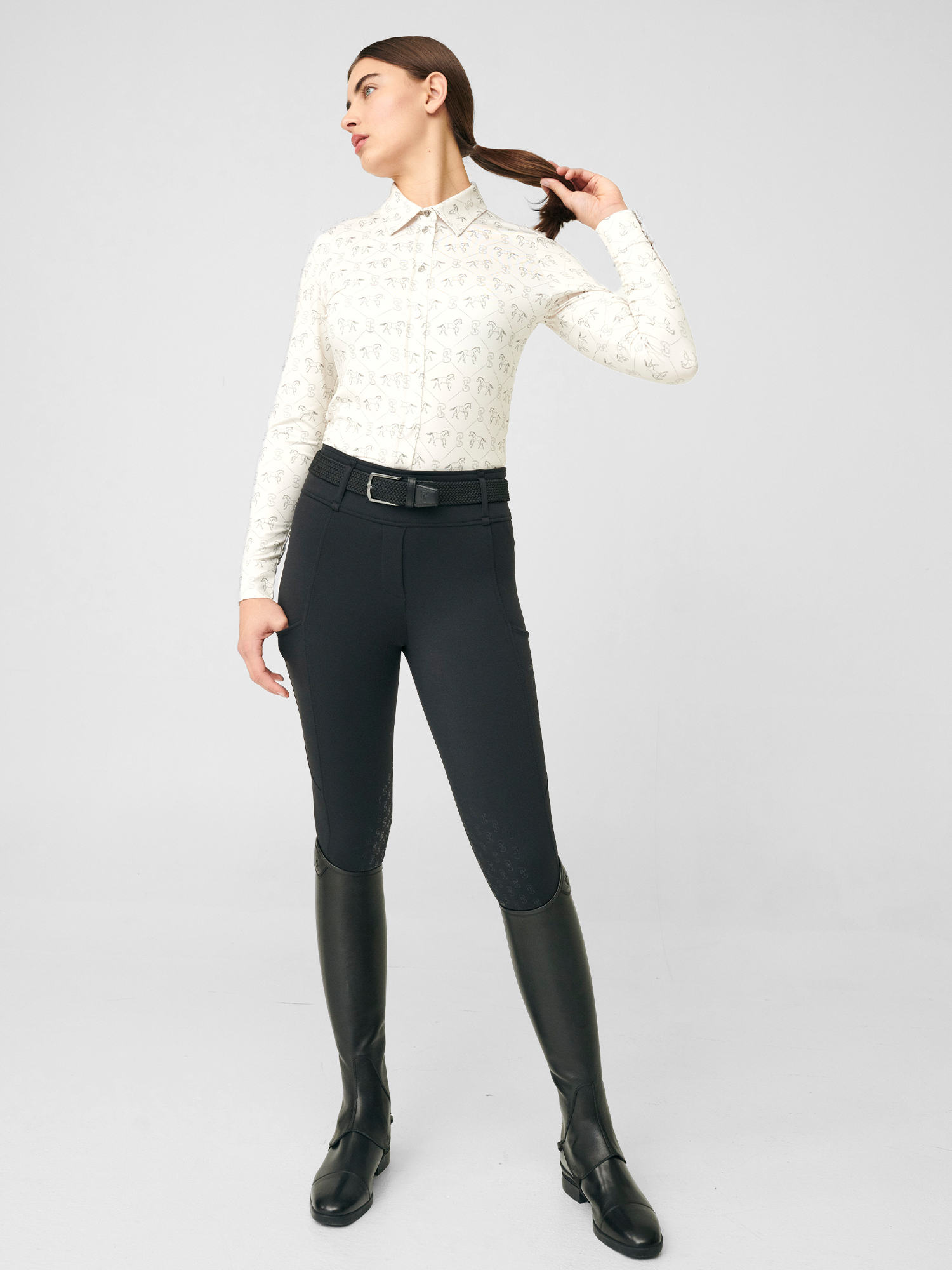 Katja Compression Knee Grip Riding Tights