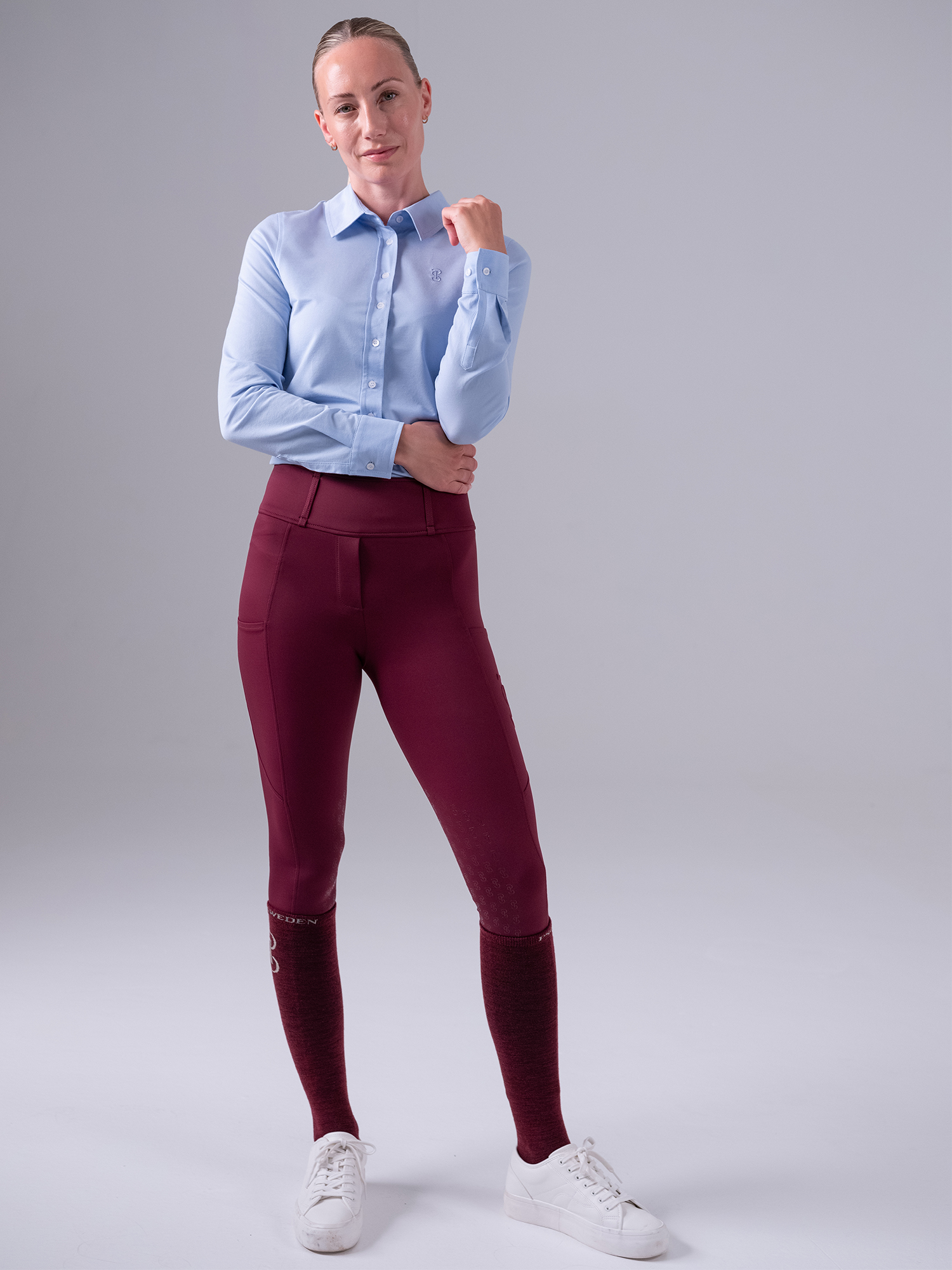 Katja Compression Knee-Patch Riding Tights
