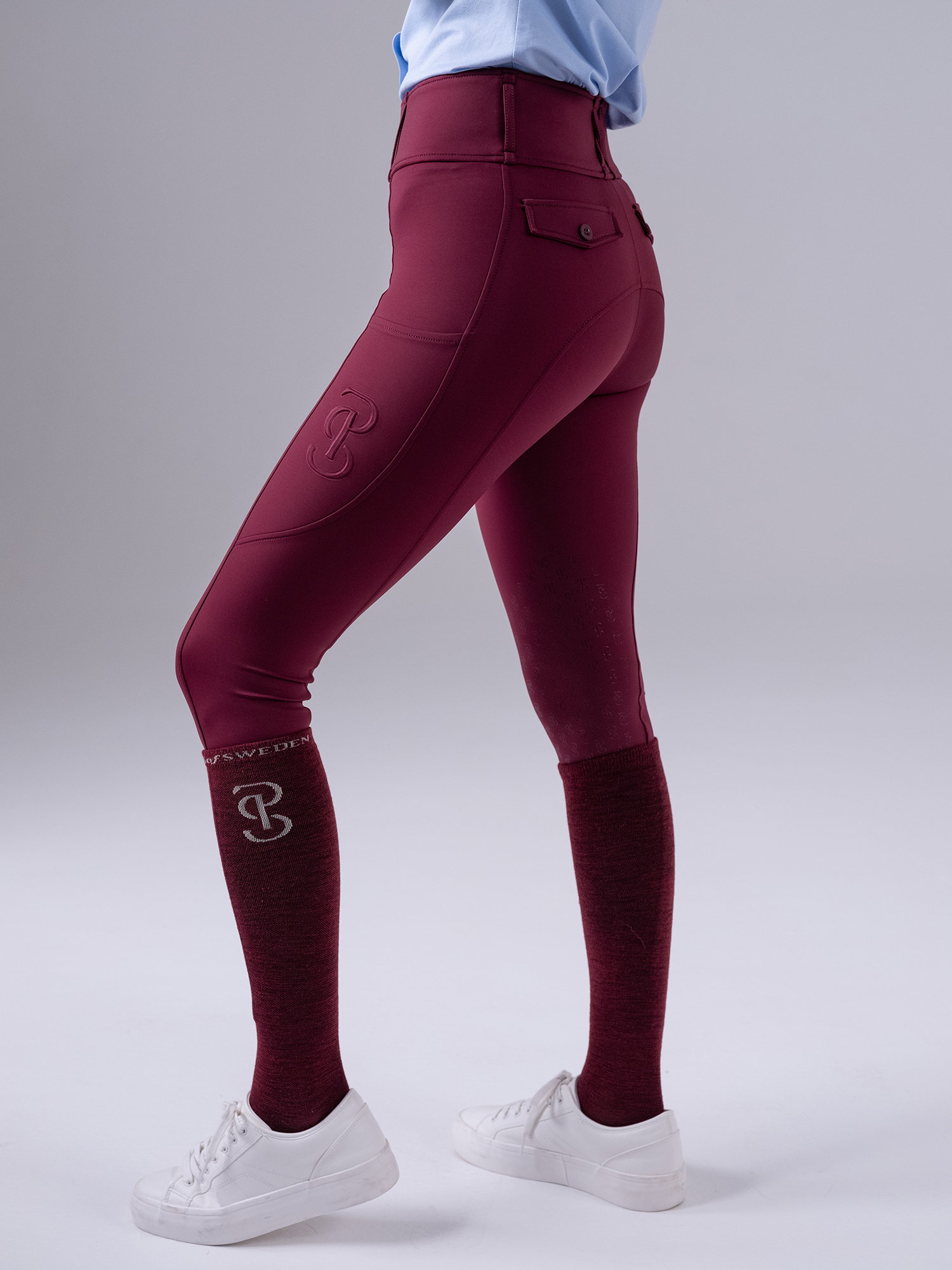 Katja Compression Knee-Patch Riding Tights