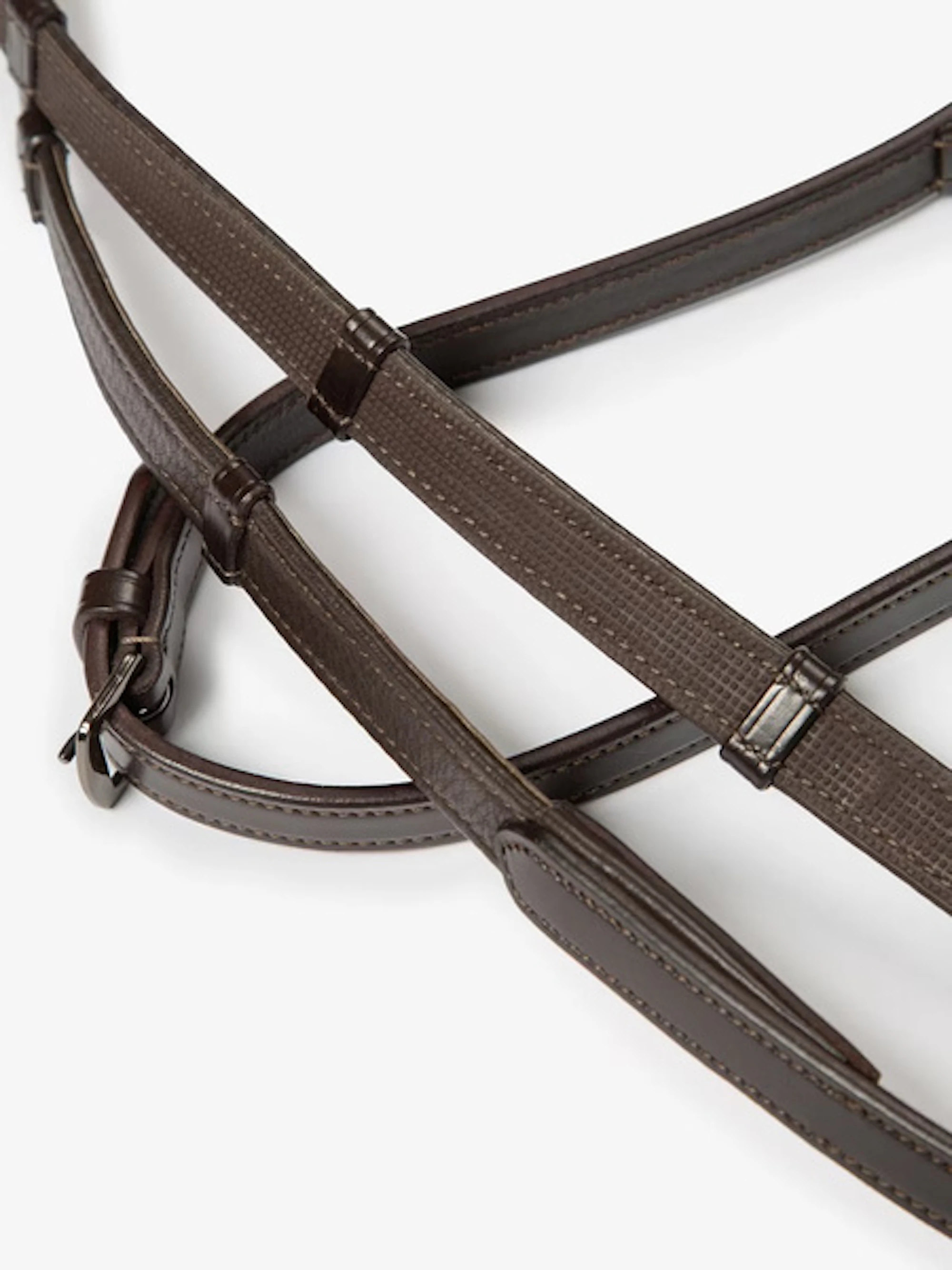 Passage Double Bridle + Dubai Flat Dressage Reins Passage Double Bridle + Dubai Flat Dressage Reins