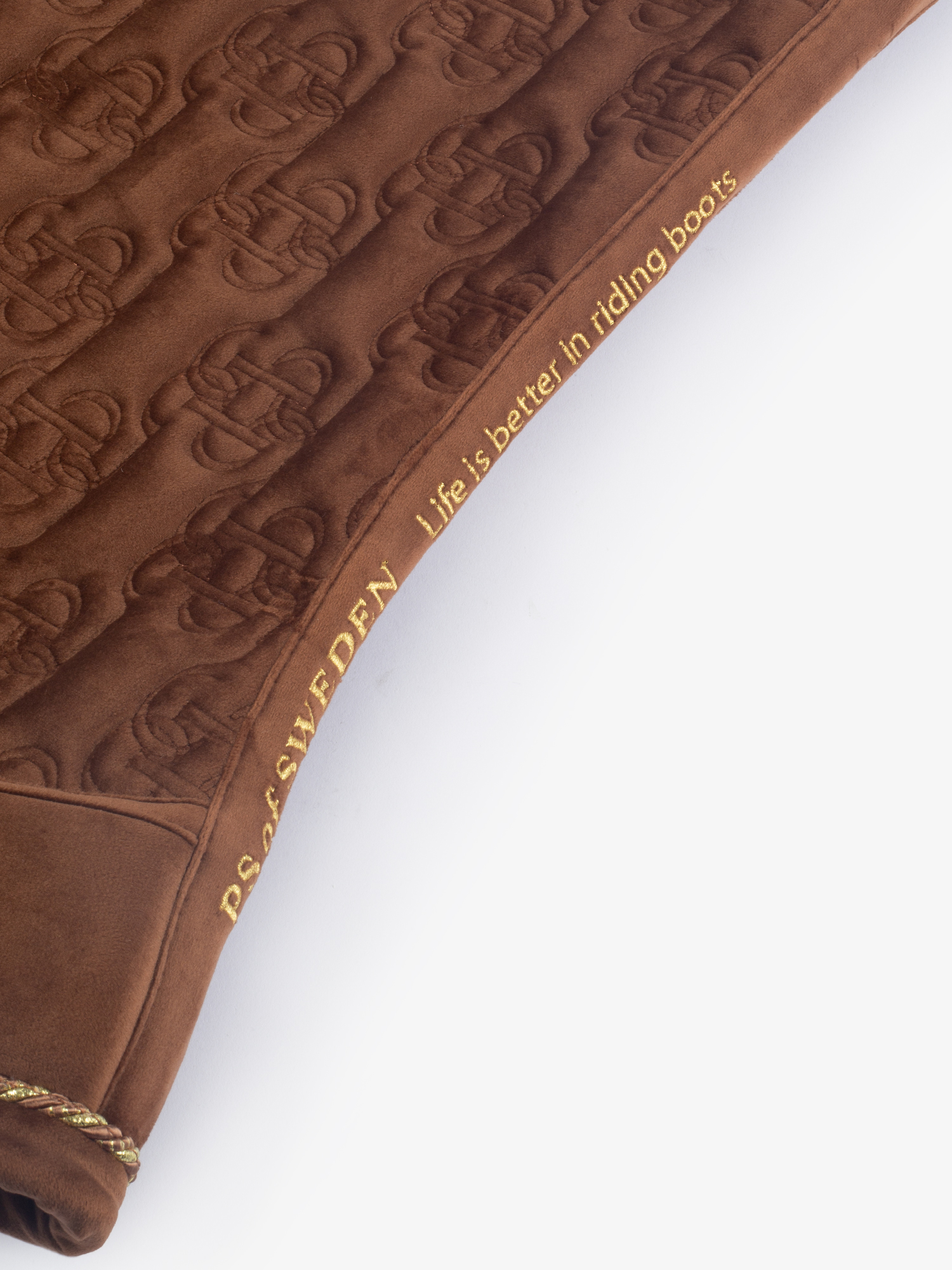 Saddle Pad Velvet Monogram Jump