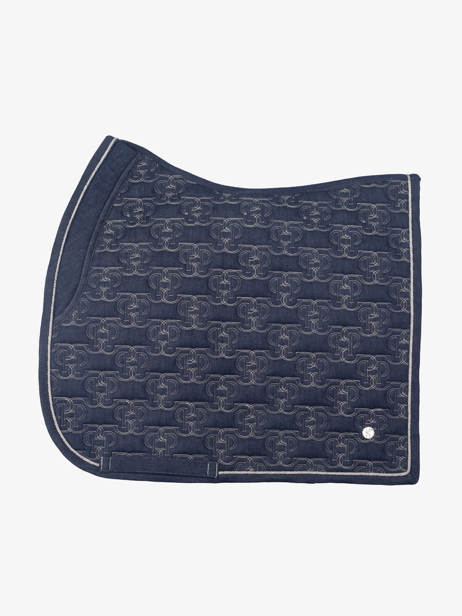 Saddle Pad Denim Monogram Dressage