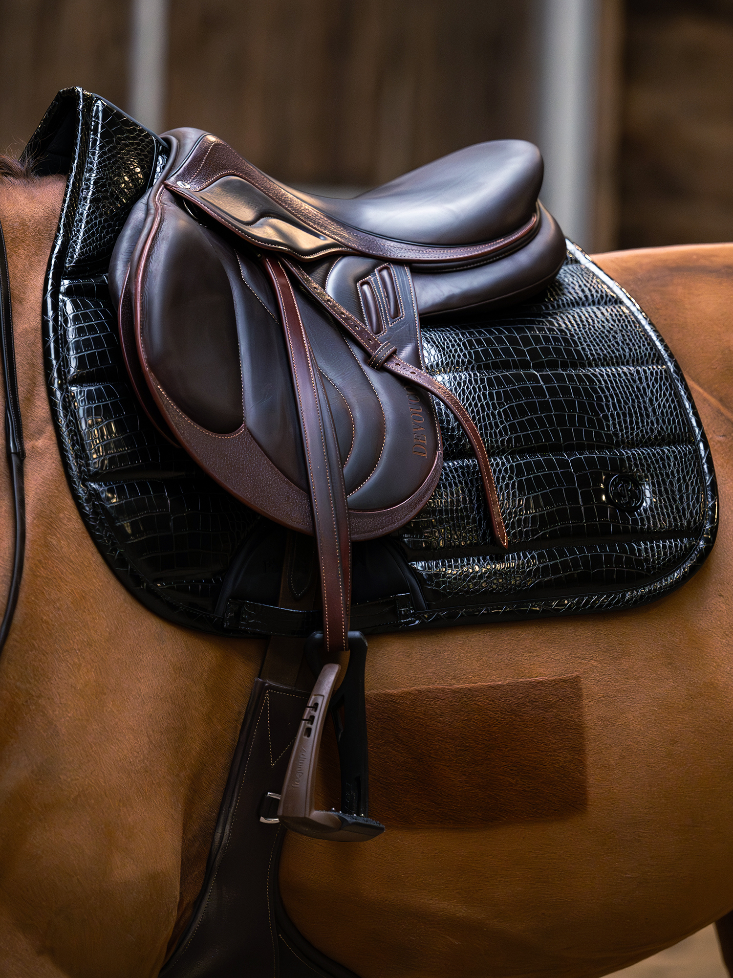 Saddle Pad Croco PU Jump