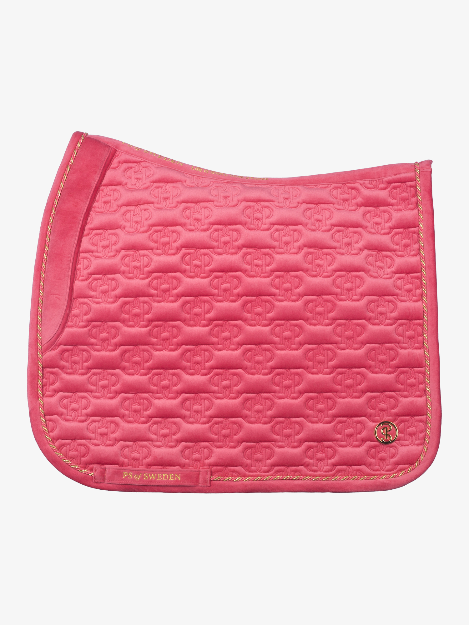 Saddle Pad Velvet Monogram Dressage