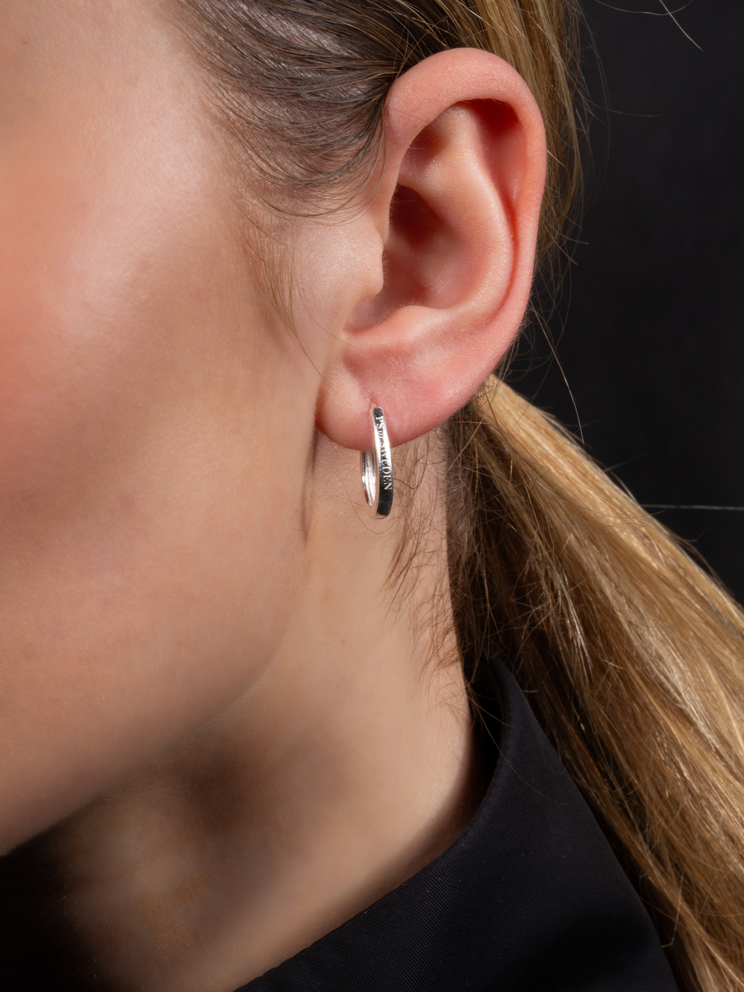 Oval Hoop Earrings