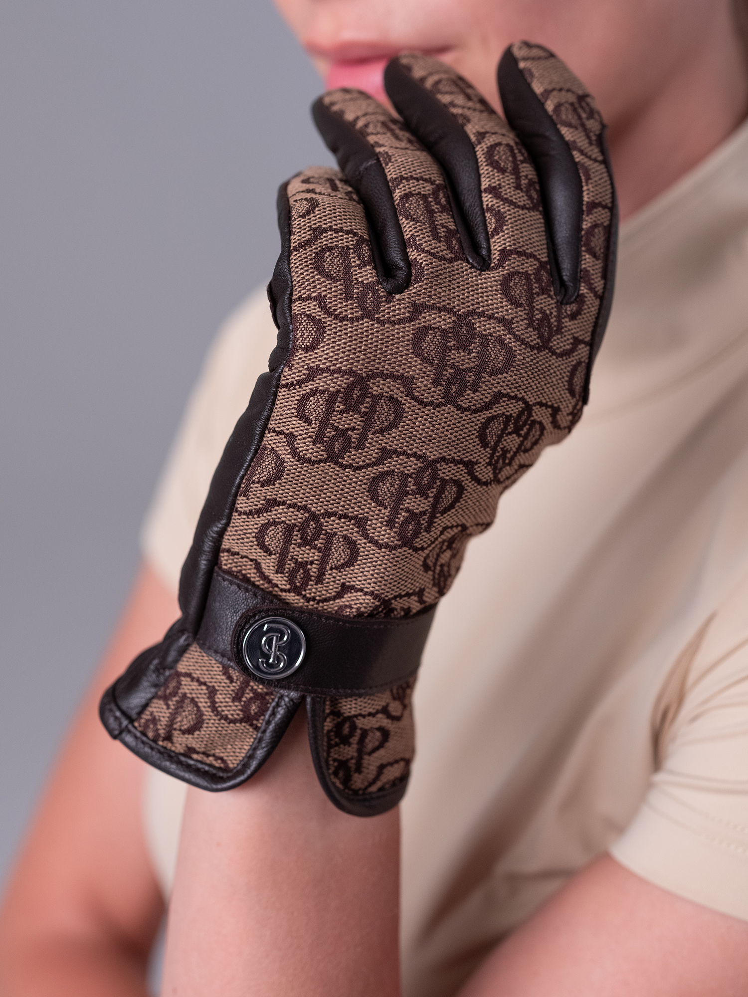 Monogram Riding Gloves