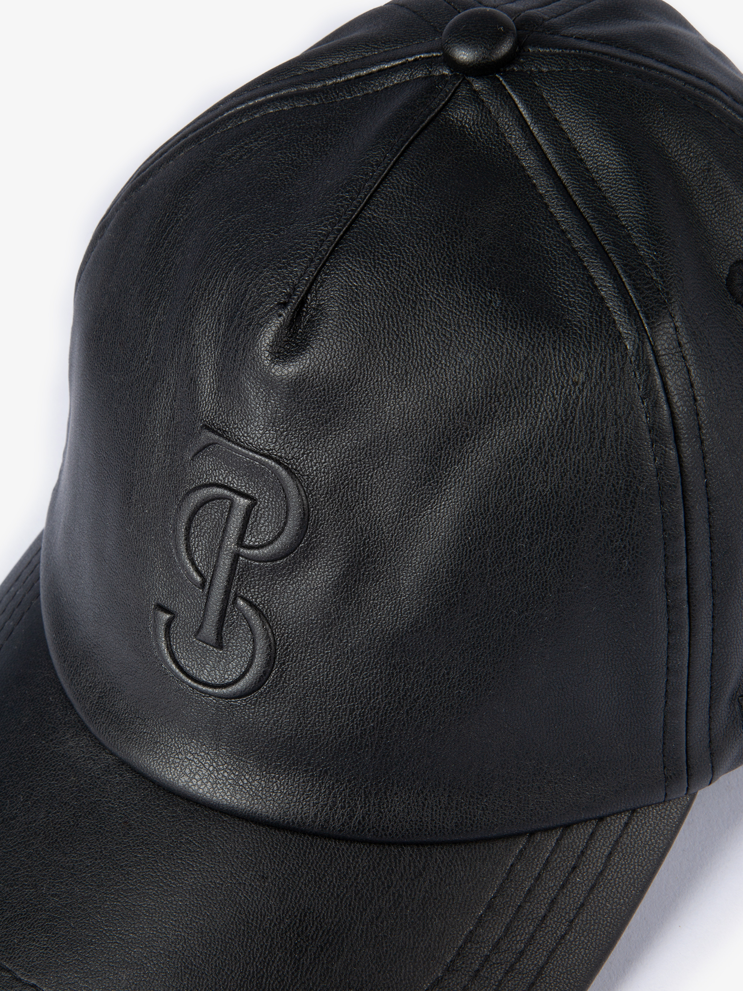 Caitlyn Vegan Leather Cap