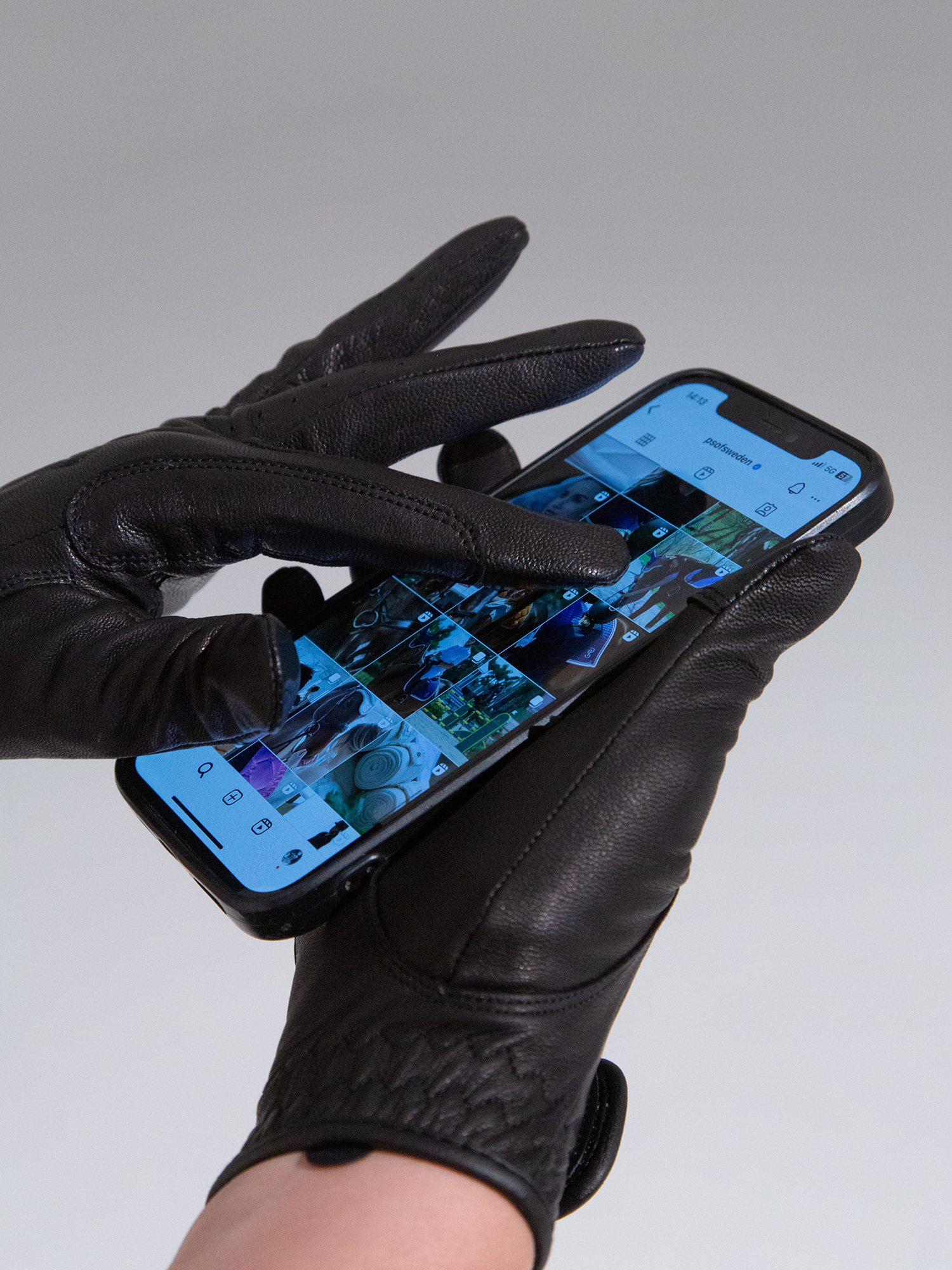 Soft Leather Riding Gloves