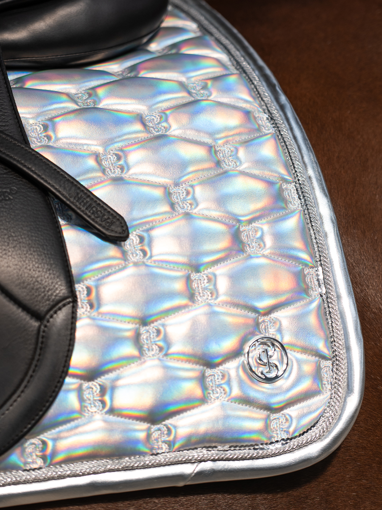 Dazzling Metallic Saddle Pad Dressage