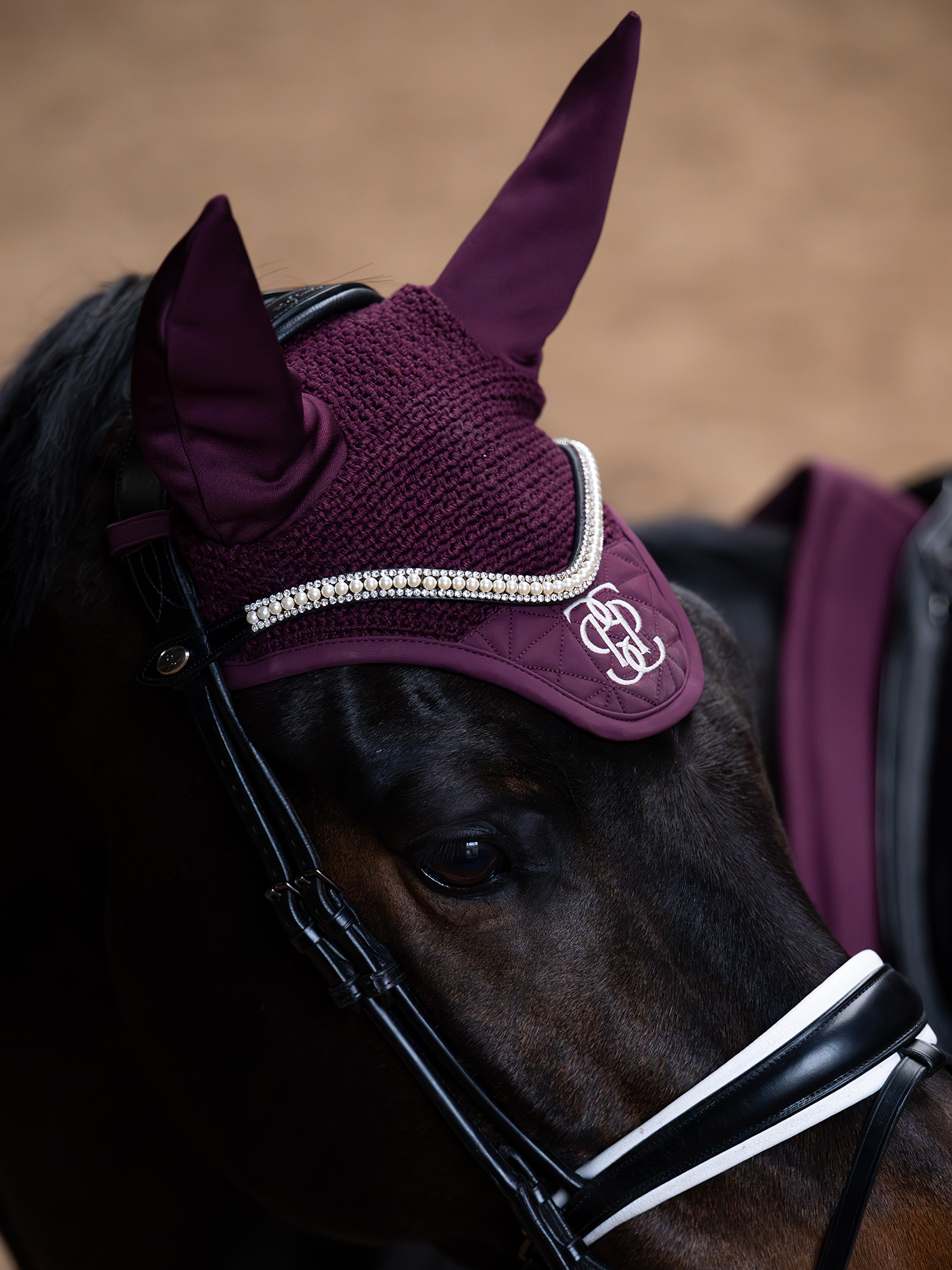 Diamond Quilt Ear Bonnet