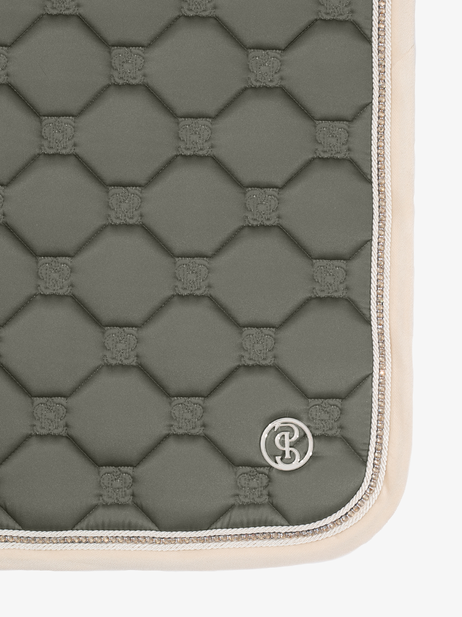 Vintage Monogram Dressage Saddle Pad