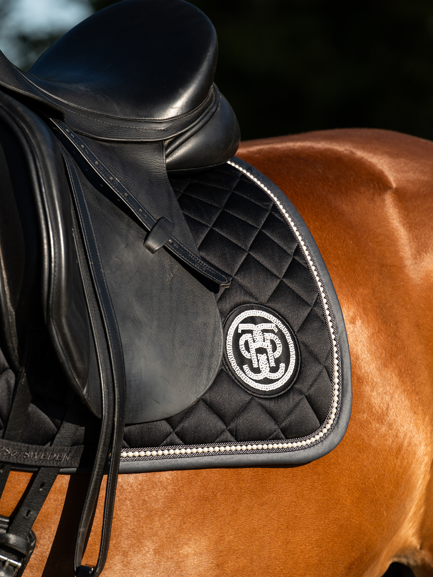 Pearl Monogram Dressage Saddle Pad