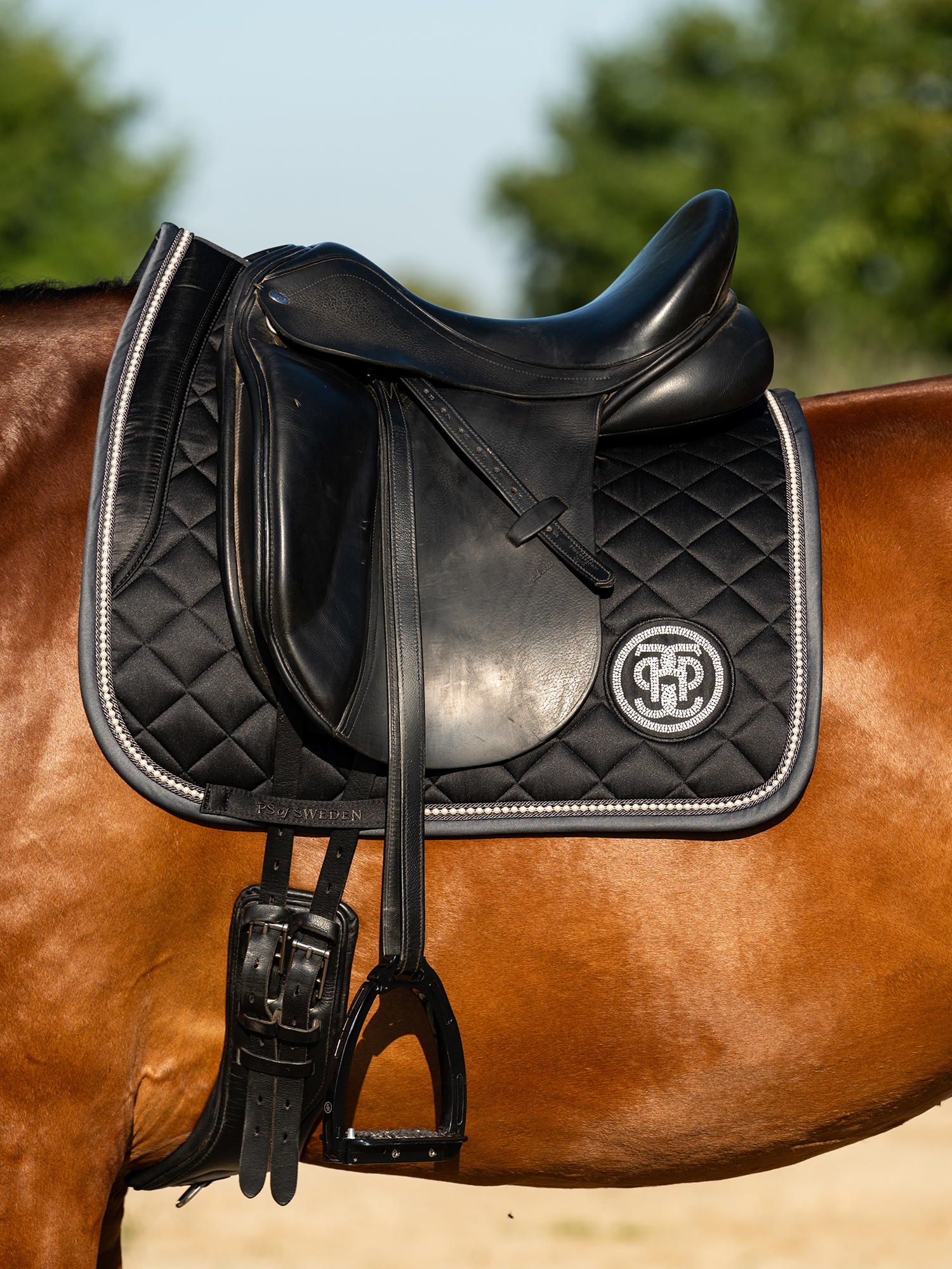 Pearl Monogram Dressage Saddle Pad