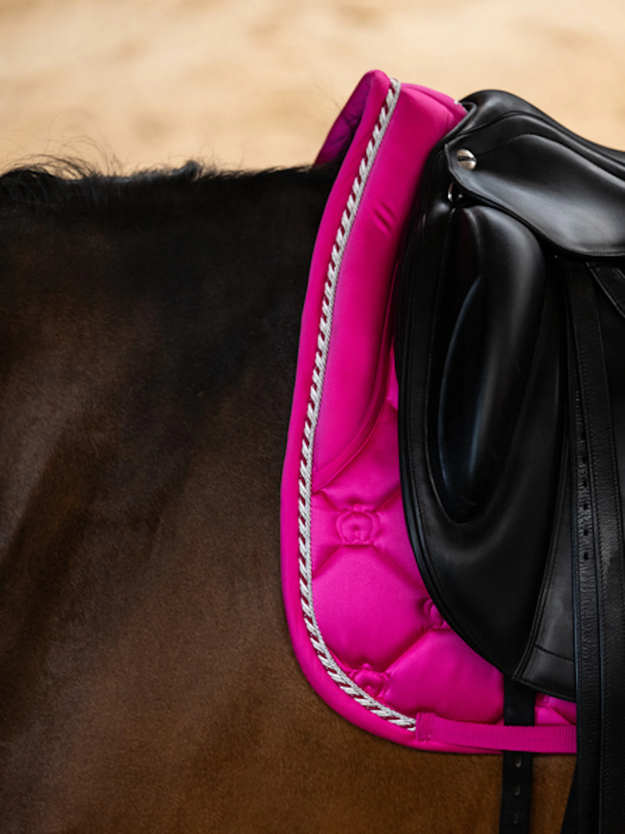 The Original Monogram Dressage Saddle Pad The Original Monogram Dressage Saddle Pad