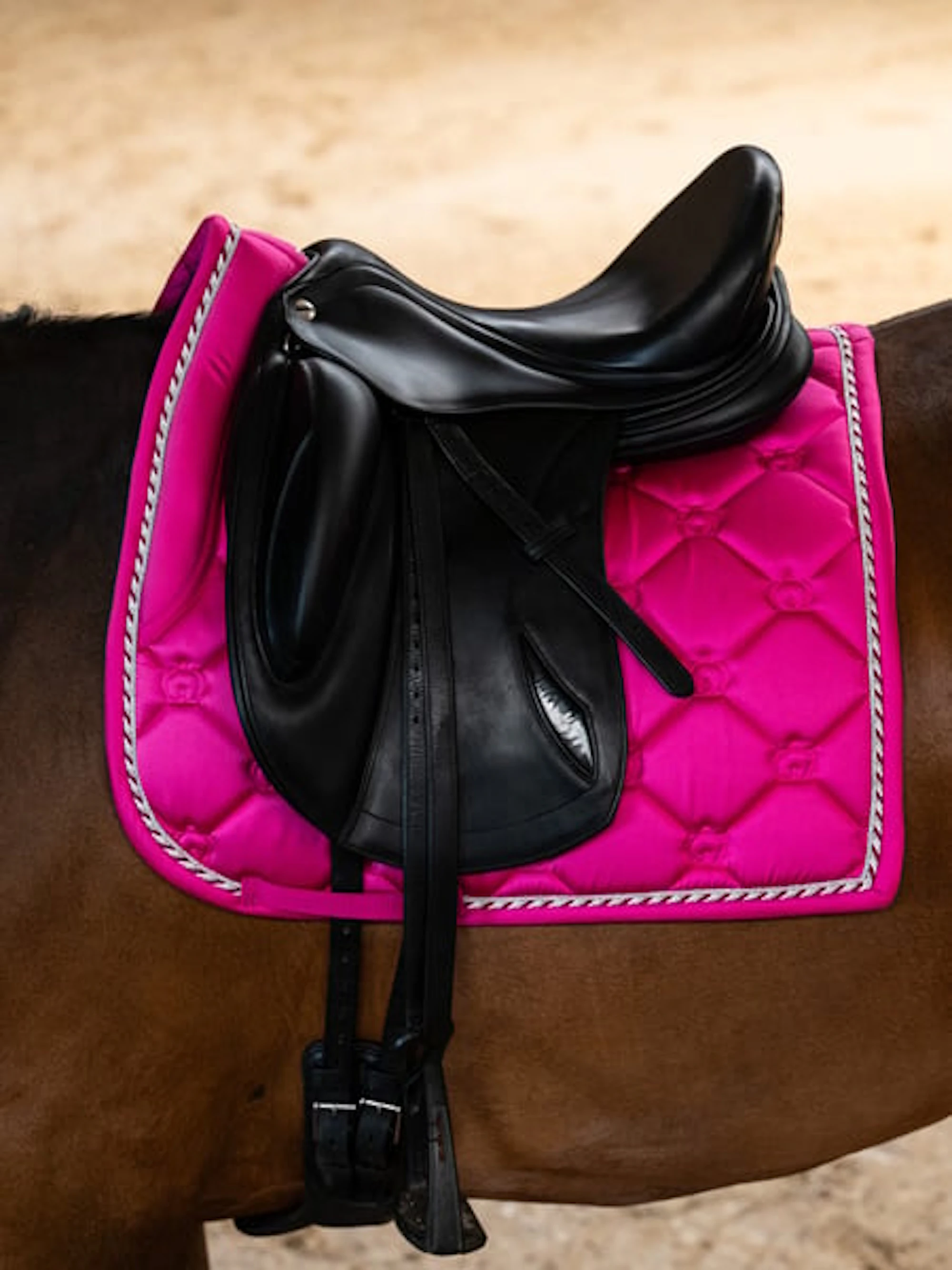 The Original Monogram Dressage Saddle Pad The Original Monogram Dressage Saddle Pad
