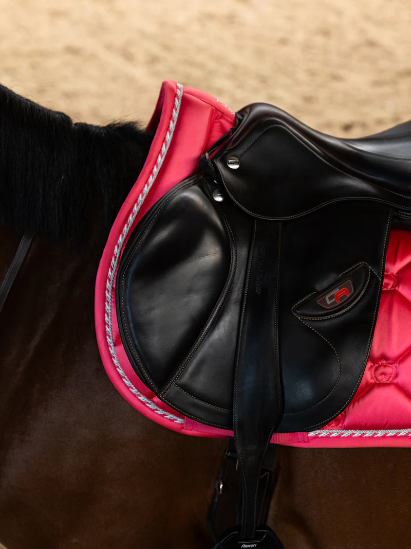 The Original Monogram Jump Saddle Pad The Original Monogram Jump Saddle Pad