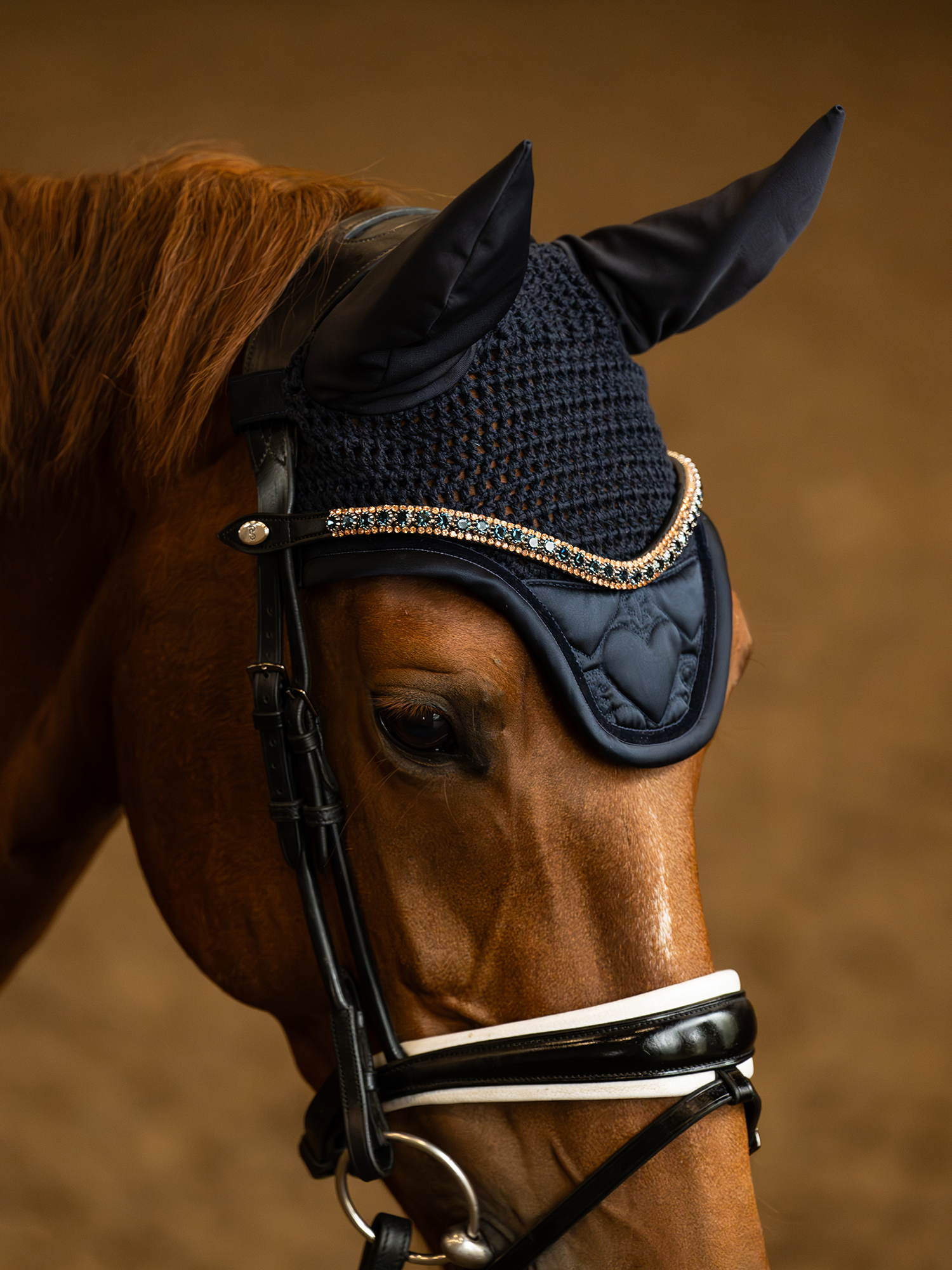 Ear Bonnet Quilted Heart