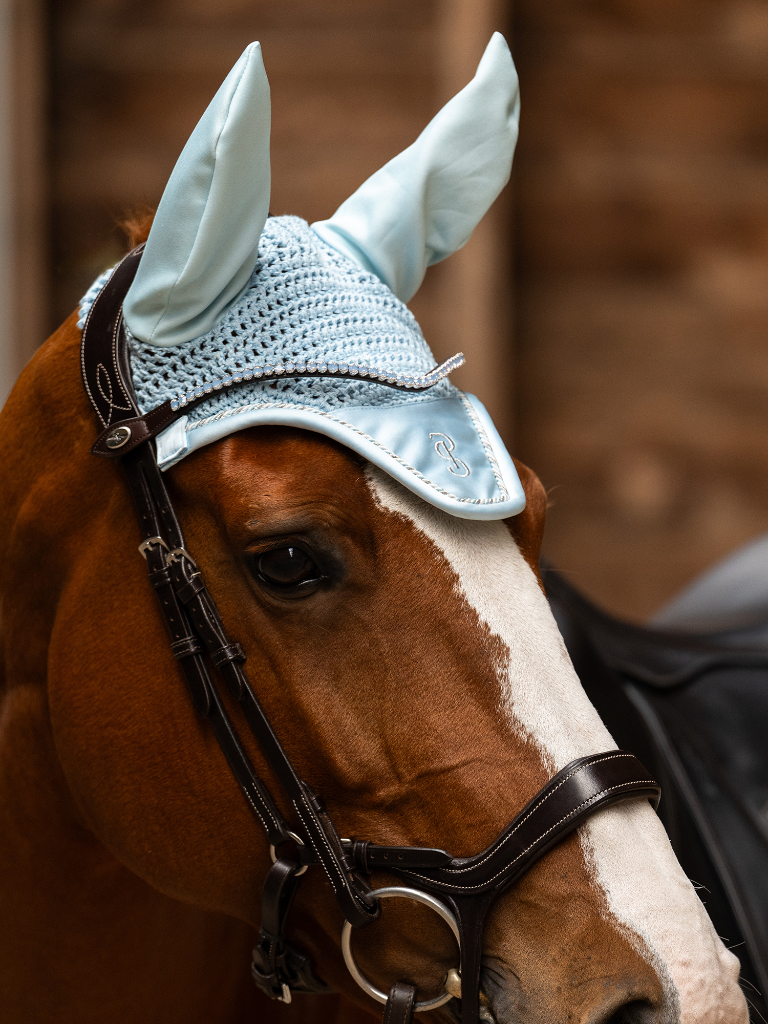 Browband Slim Morning Breeze Brown Leather