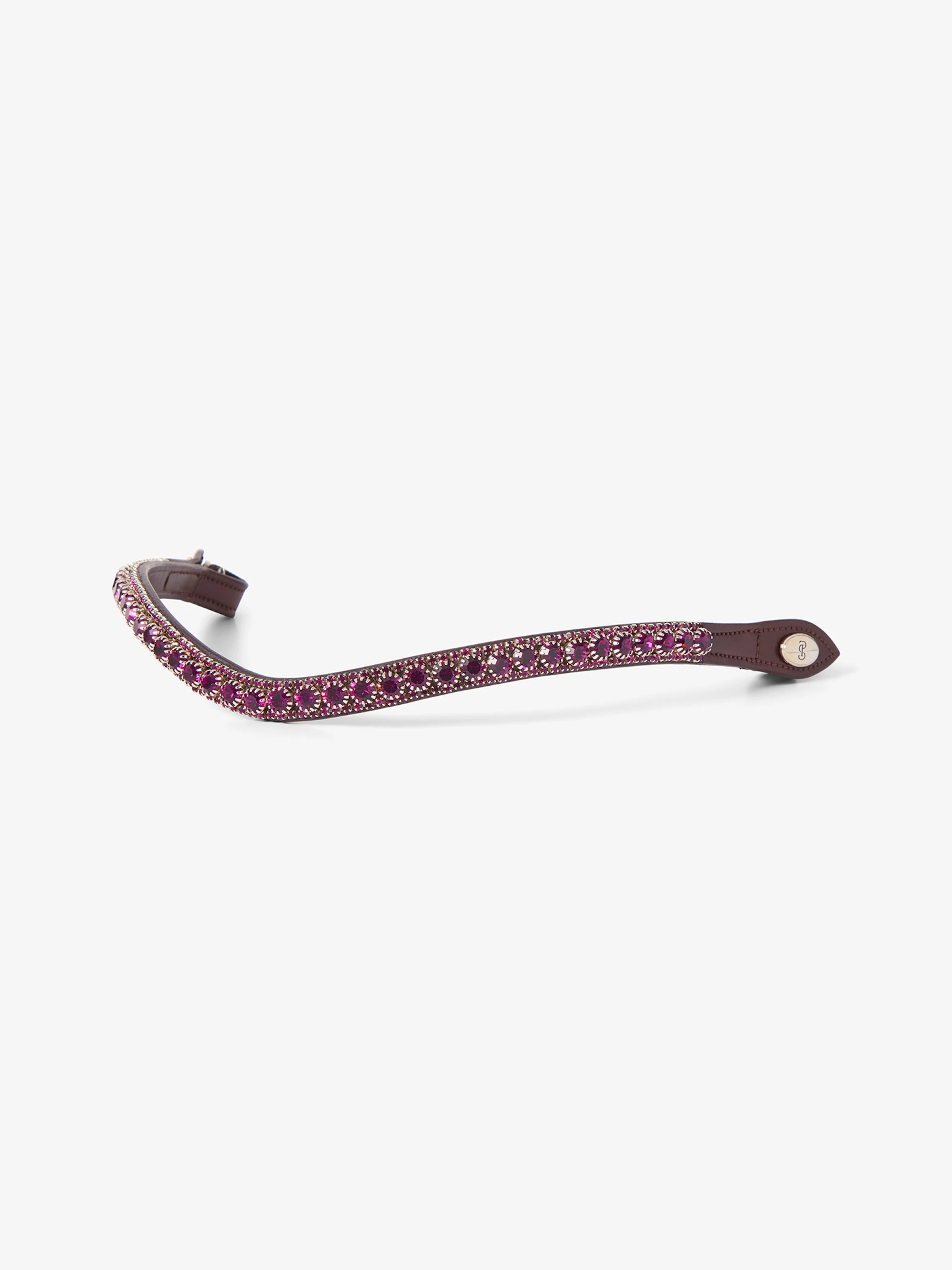 Browband Luxe Eclipse Purple Brown Leather Browband Luxe Eclipse Purple Brown Leather