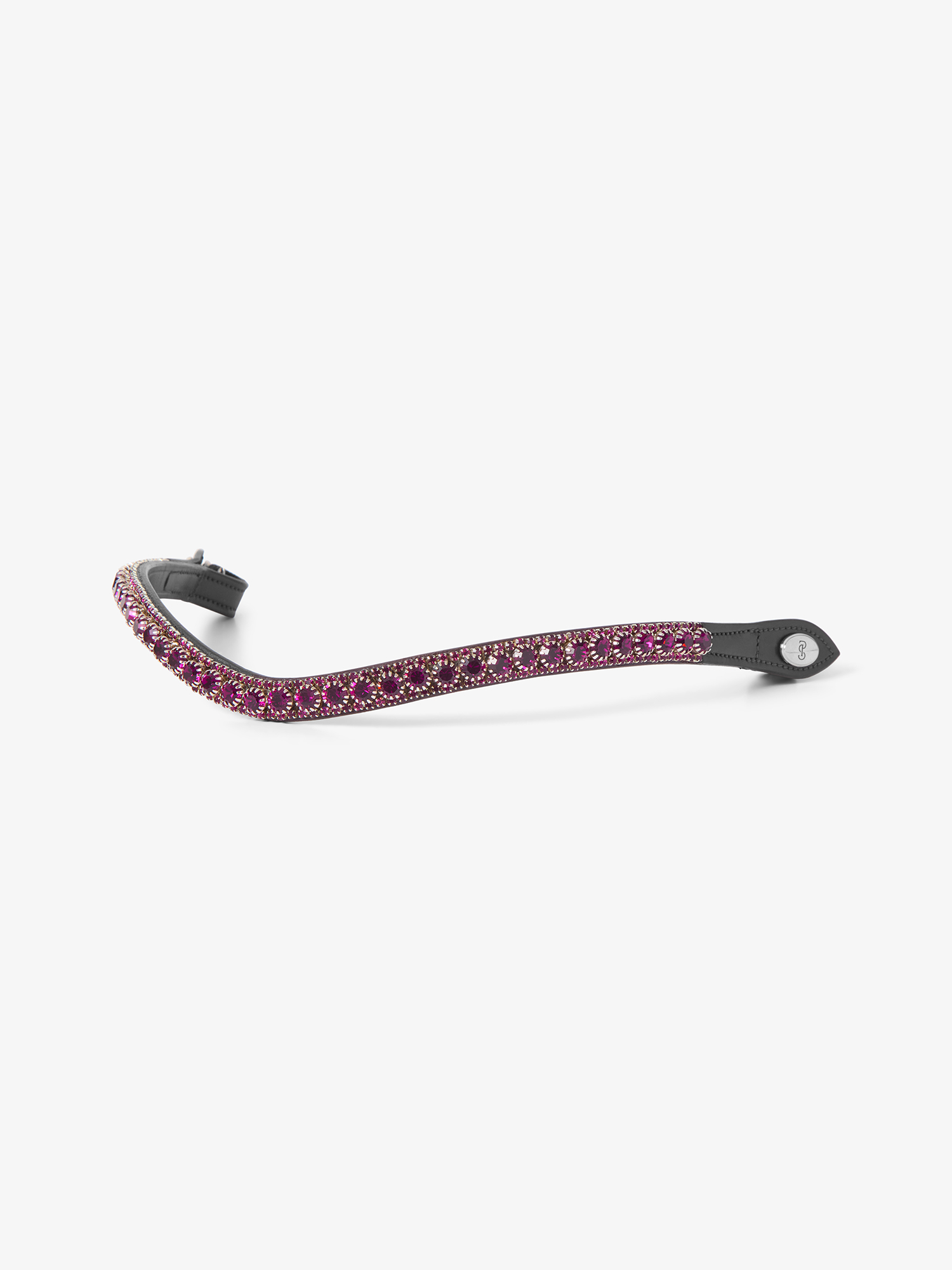 Browband Luxe Eclipse Purple Black Leather