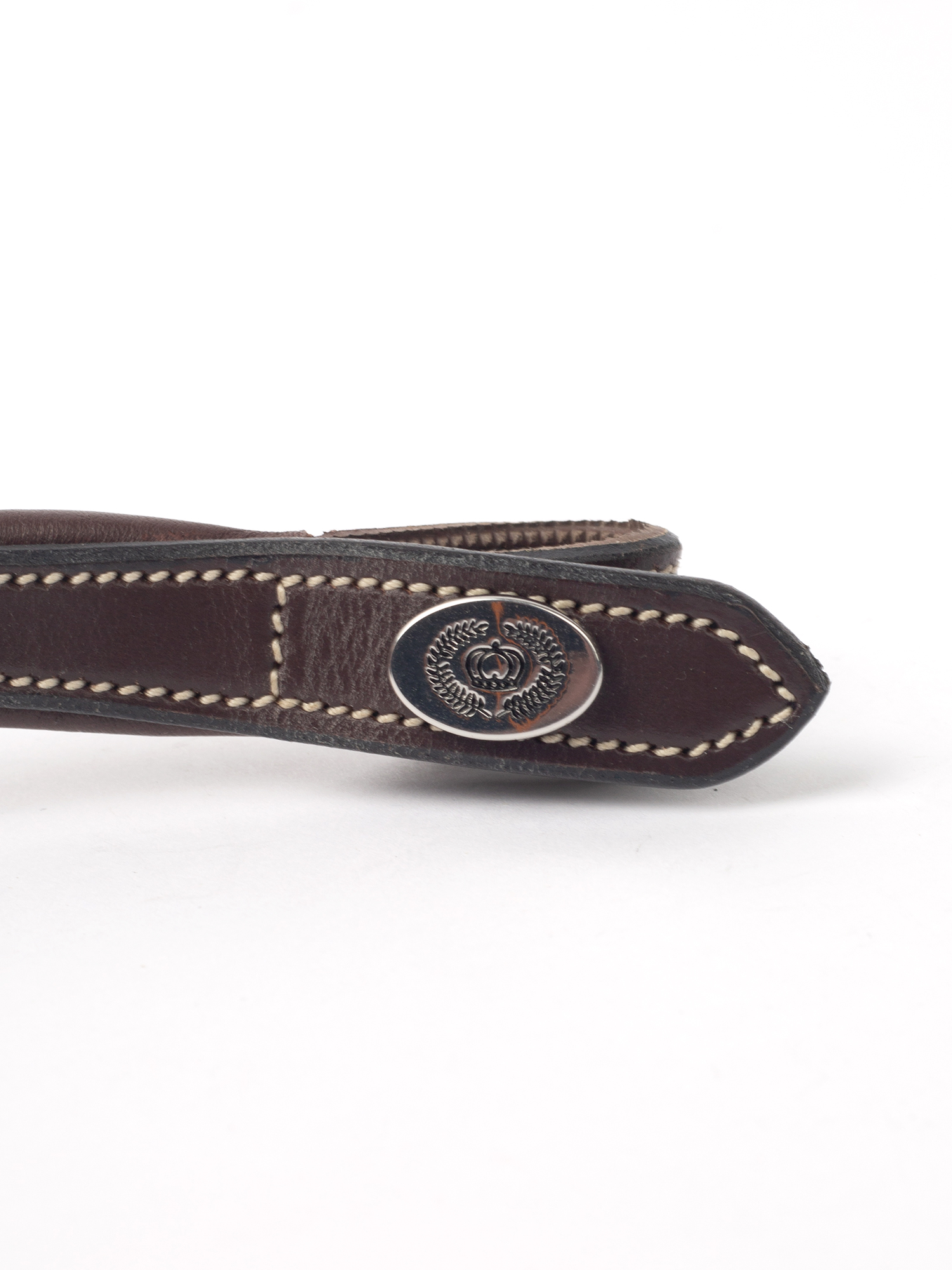 Browband Nirak Padded U-shape White Deco Stitching