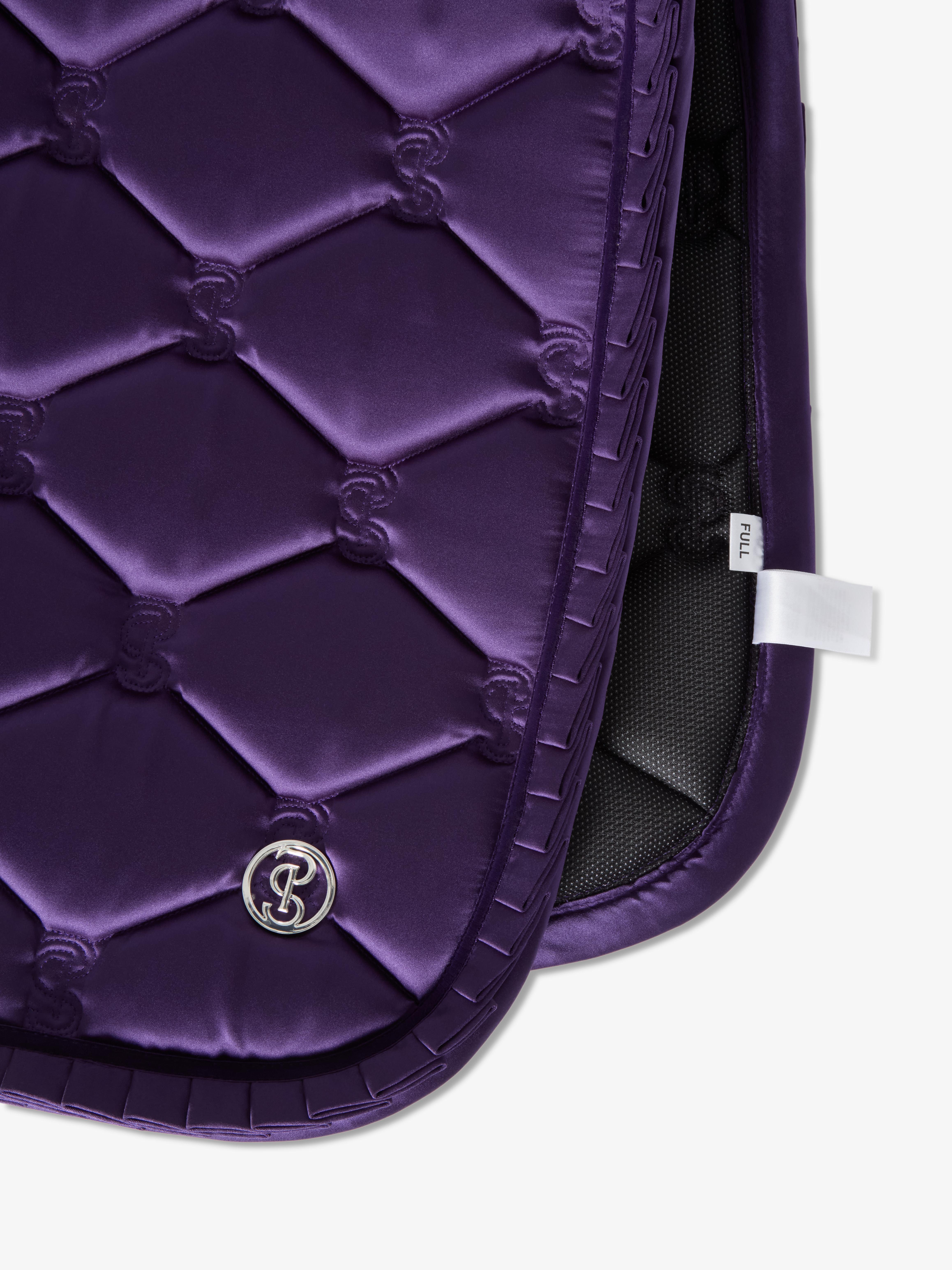 Saddle Pad Dressage Ruffle Eclipse Purple