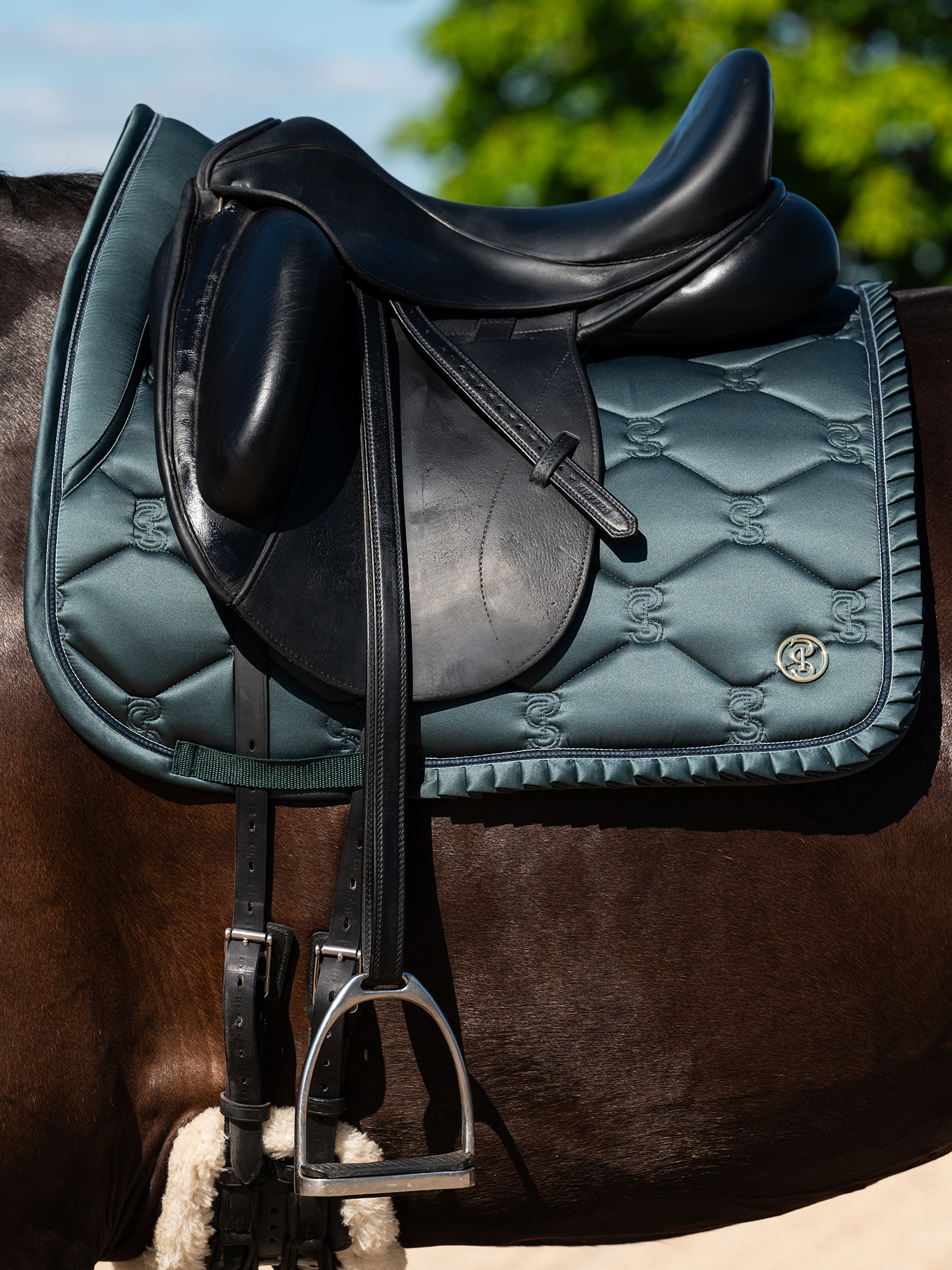 Saddle Pad Dressage Ruffle
