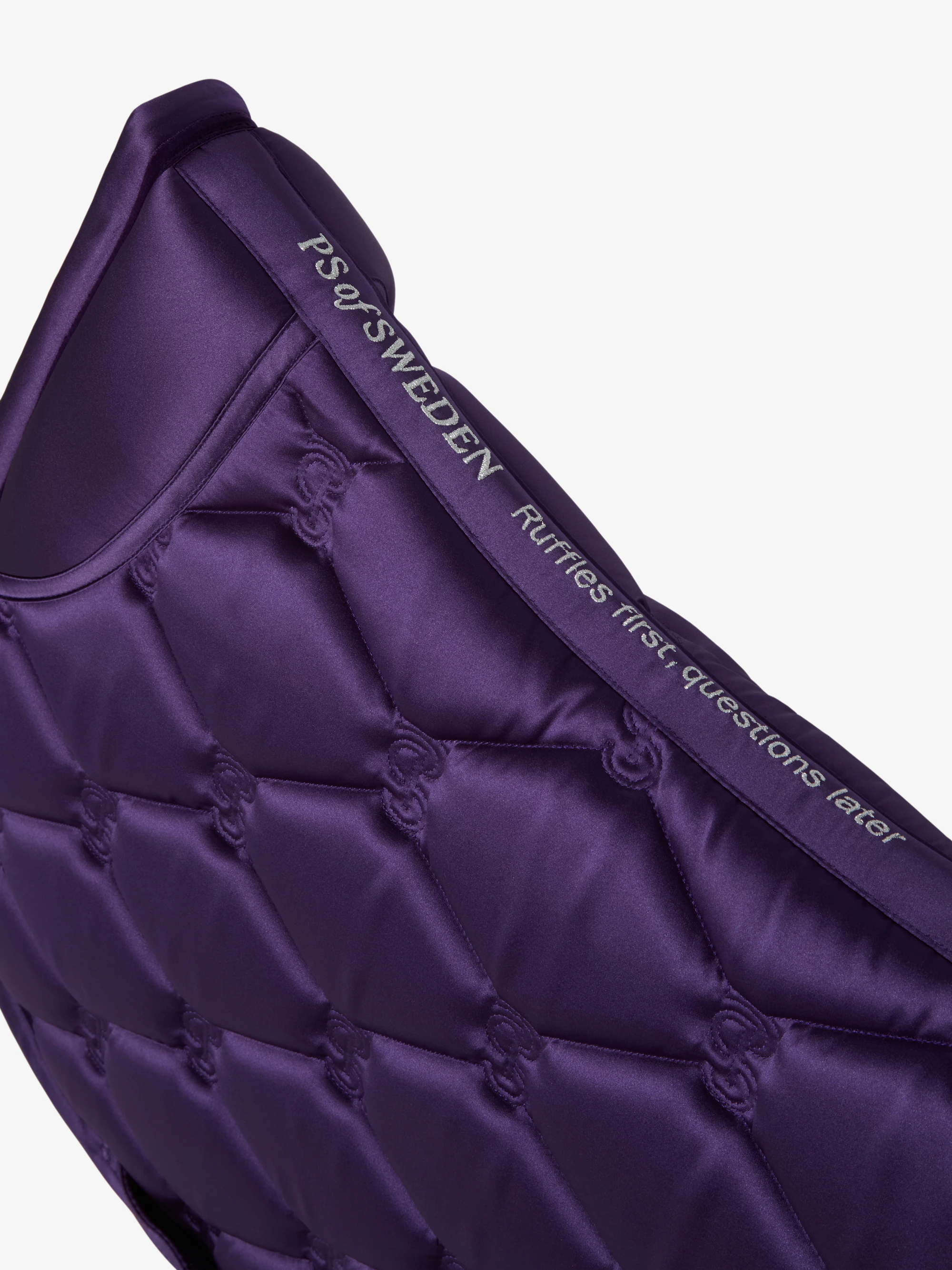 Saddle Pad Jump Ruffle Eclipse Purple Saddle Pad Jump Ruffle Eclipse Purple