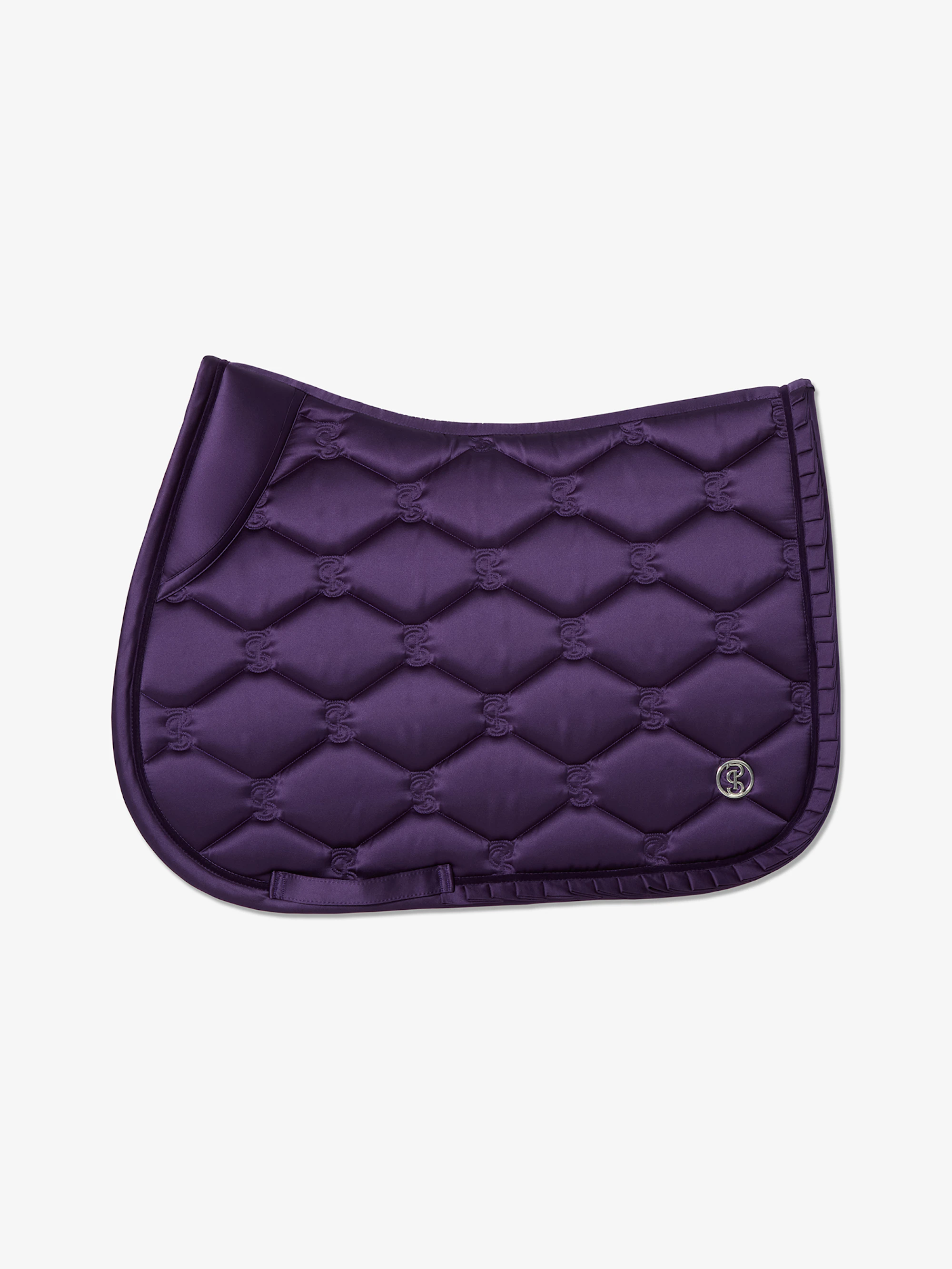 Saddle Pad Jump Ruffle Eclipse Purple Saddle Pad Jump Ruffle Eclipse Purple