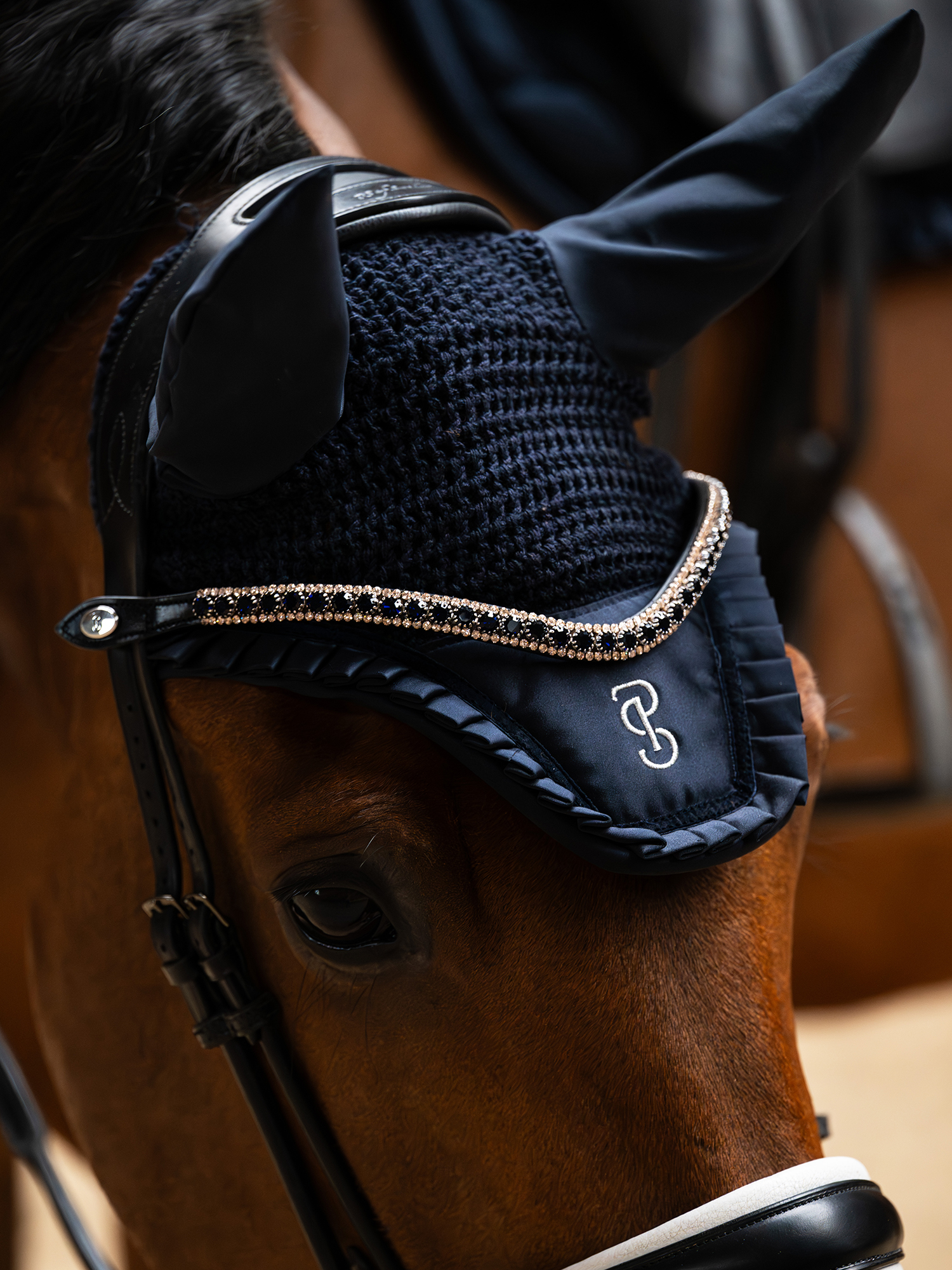 Ear Bonnet Ruffle