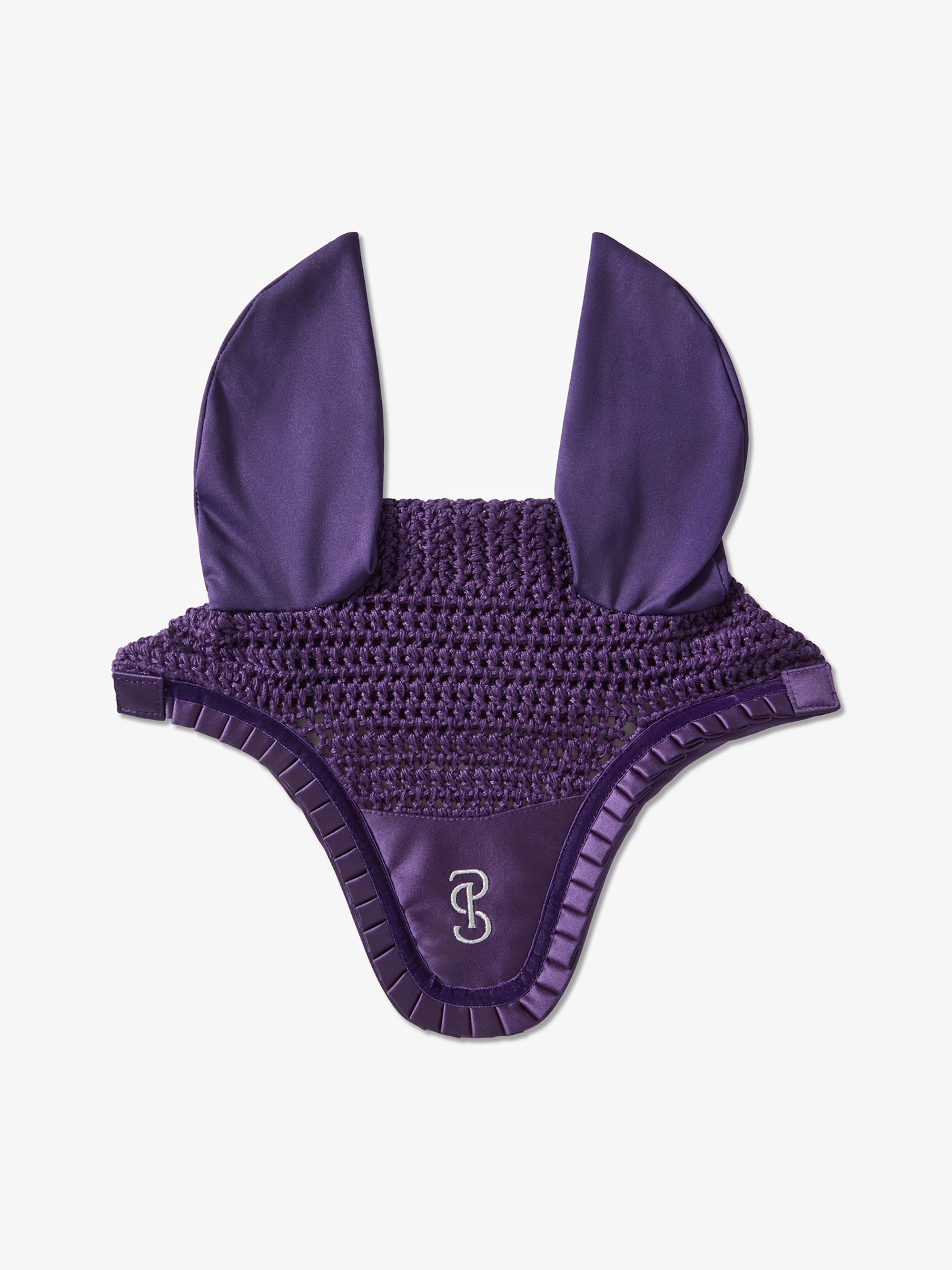 Ear Bonnet Ruffle Eclipse Purple Ear Bonnet Ruffle Eclipse Purple