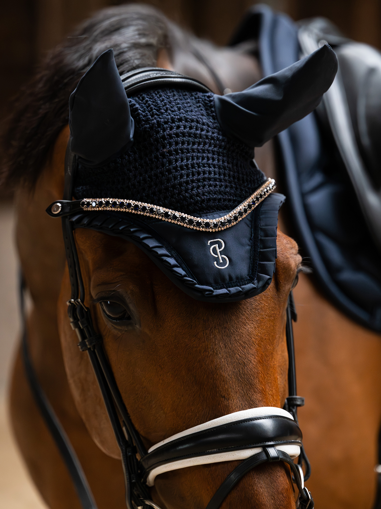 Ear Bonnet Ruffle