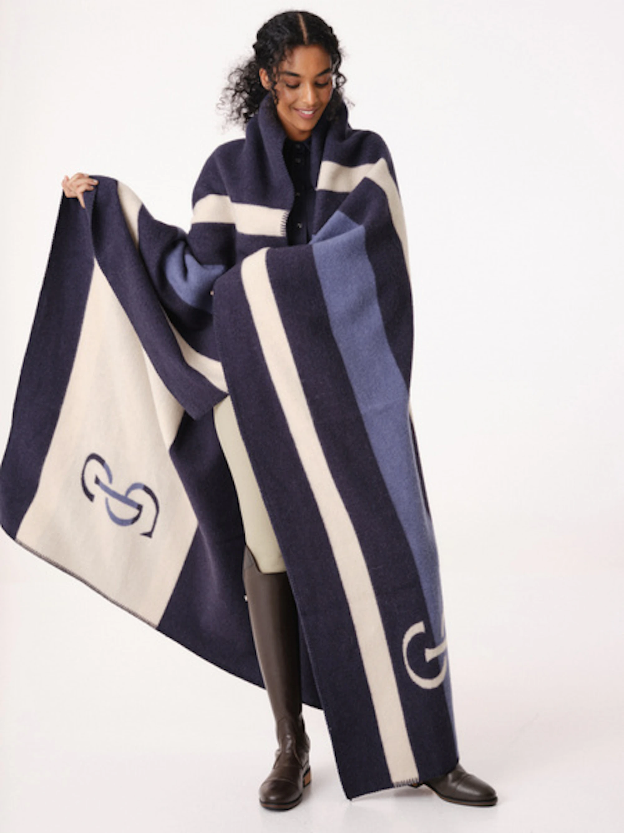 Striped Wool Blanket Striped Wool Blanket
