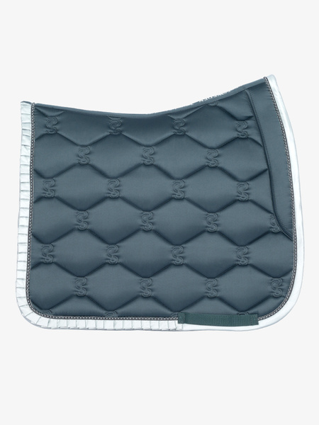 Saddle Pad Dressage Ruffle Pearl