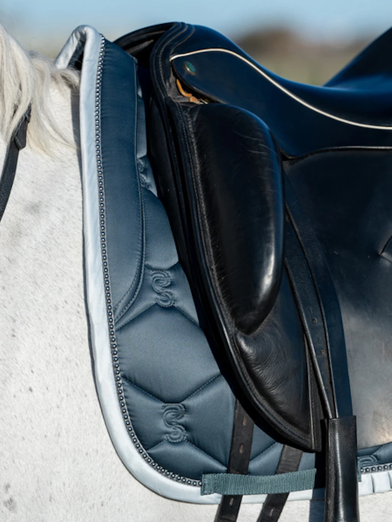 Saddle Pad Dressage Ruffle Pearl Saddle Pad Dressage Ruffle Pearl