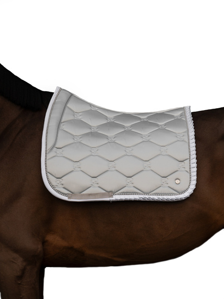 Saddle Pad Dressage Ruffle Pearl