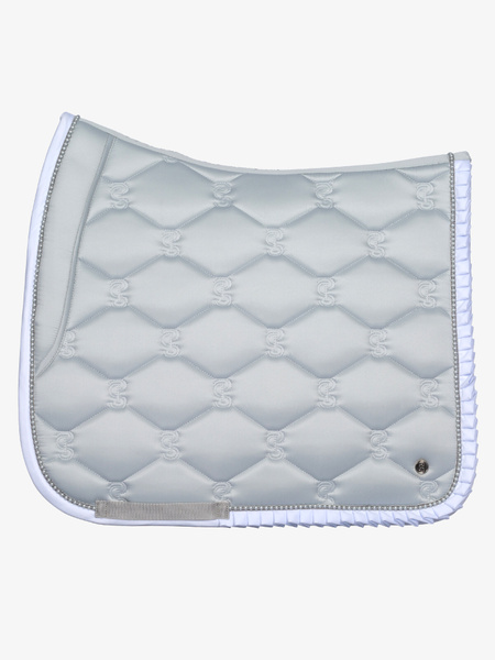 Saddle Pad Dressage Ruffle Pearl