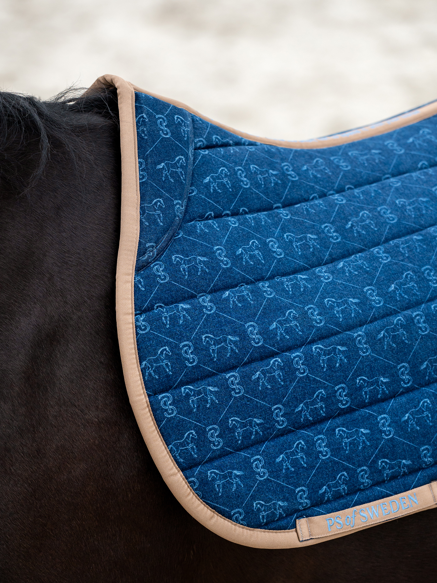 Running Horse Jump Saddle Pad