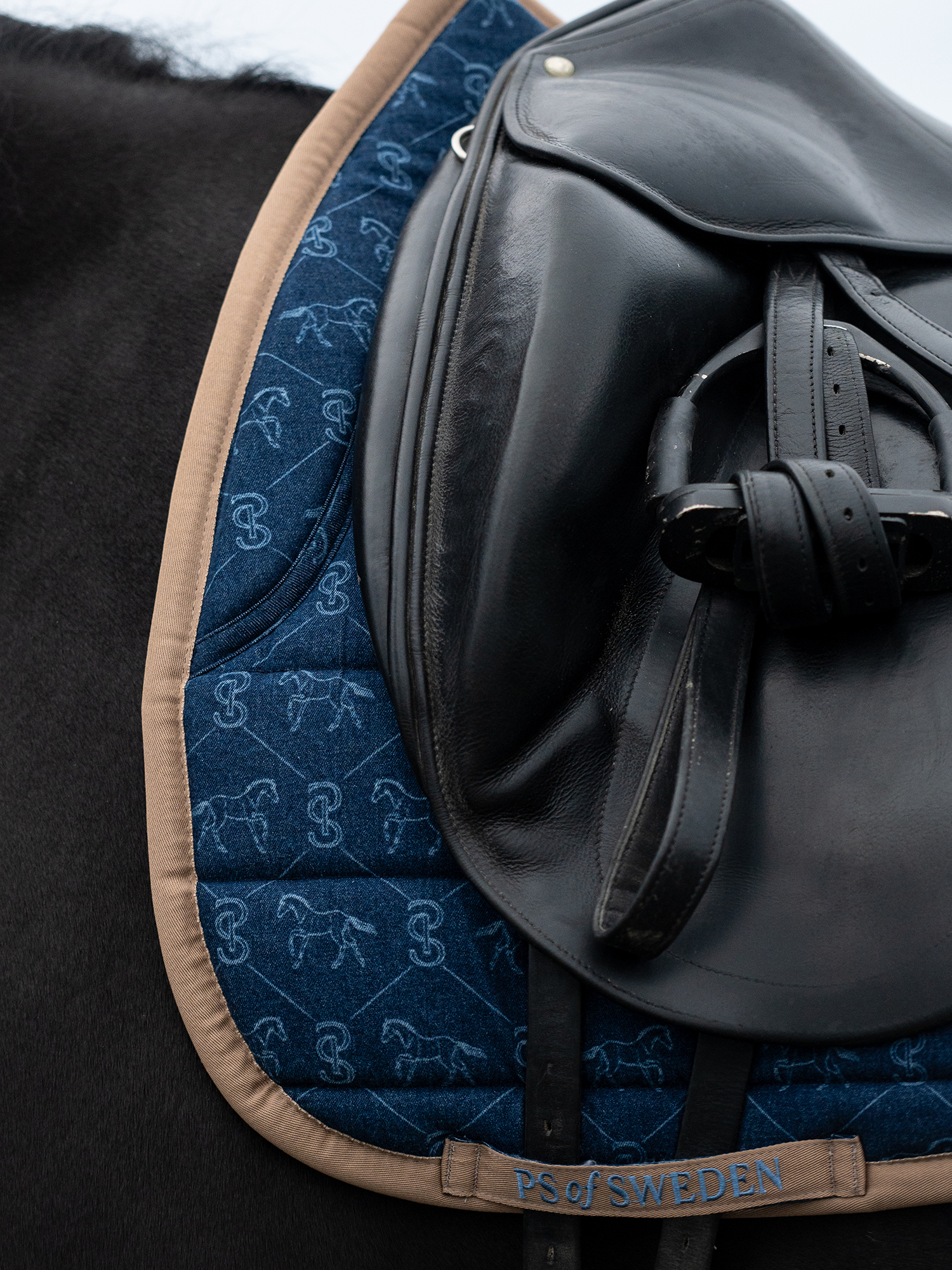 Running Horse Jump Saddle Pad