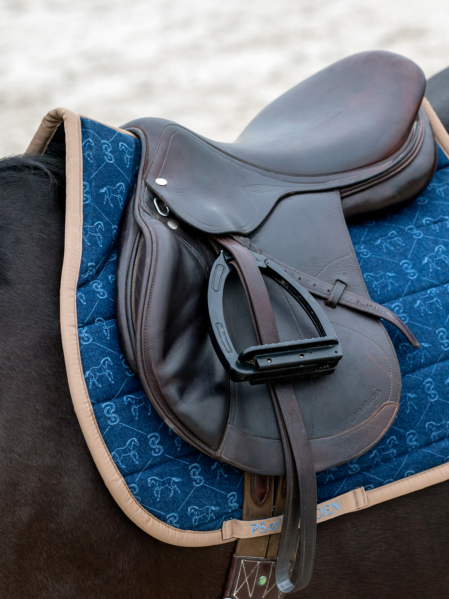 Running Horse Jump Saddle Pad