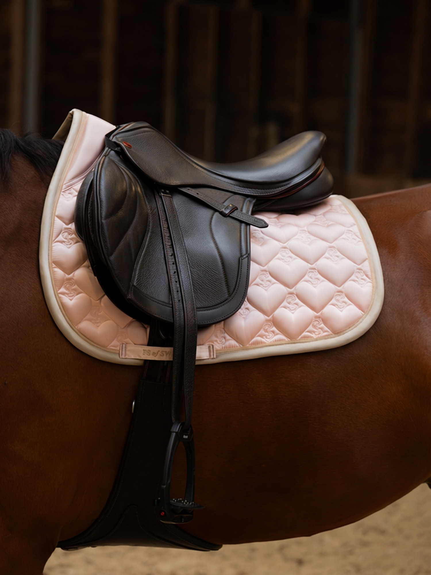 Saddle Pad Heart Jump