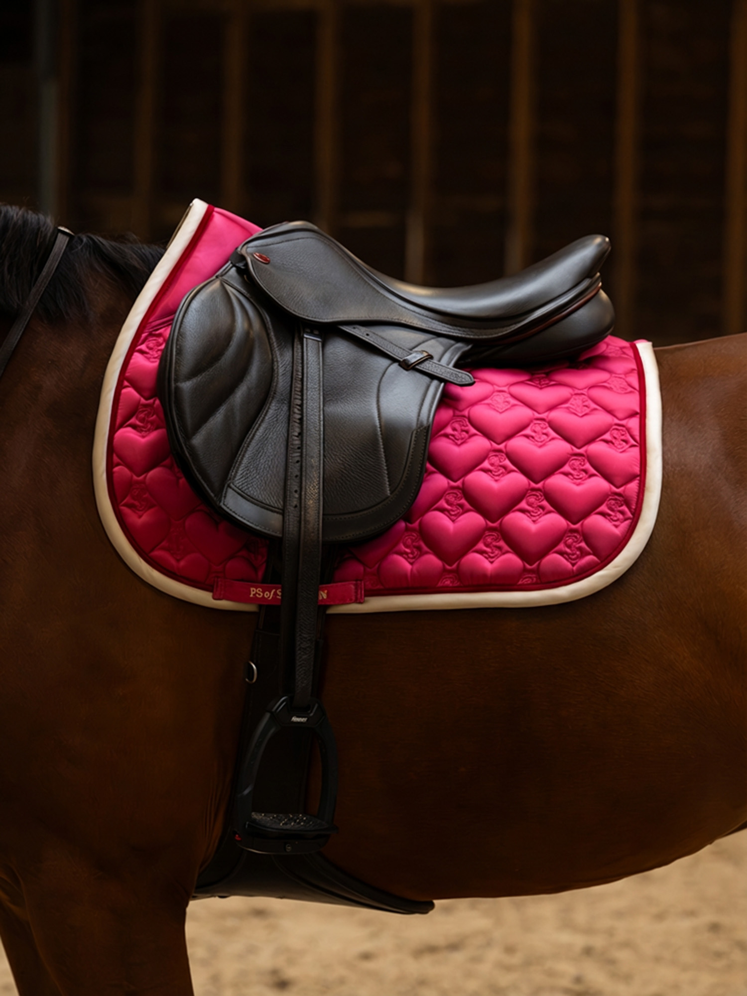 Saddle Pad Heart Jump